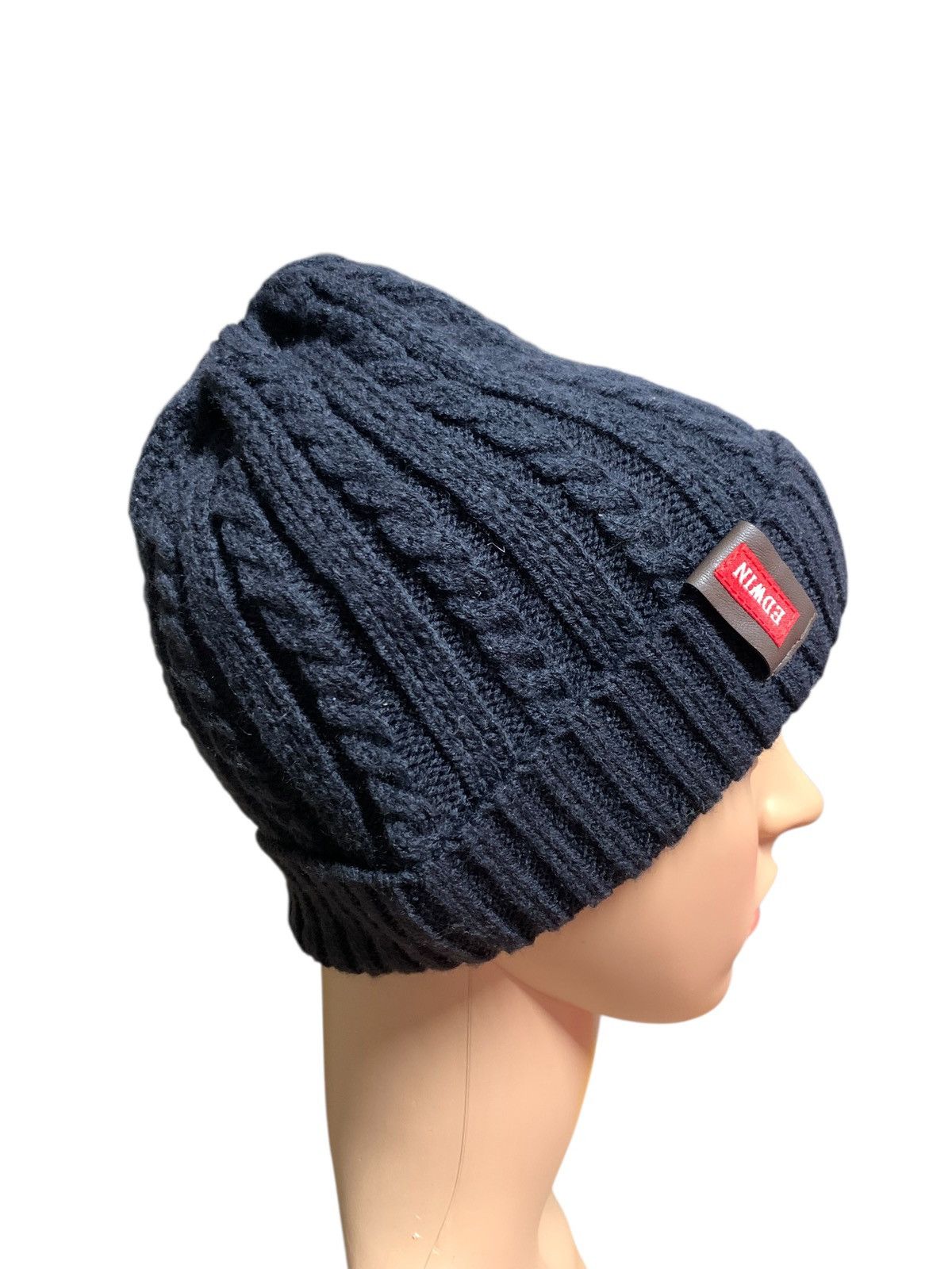 Edwin × Japanese Brand Edwin Beanie knitt Hat Size ONE SIZE - 6 Thumbnail