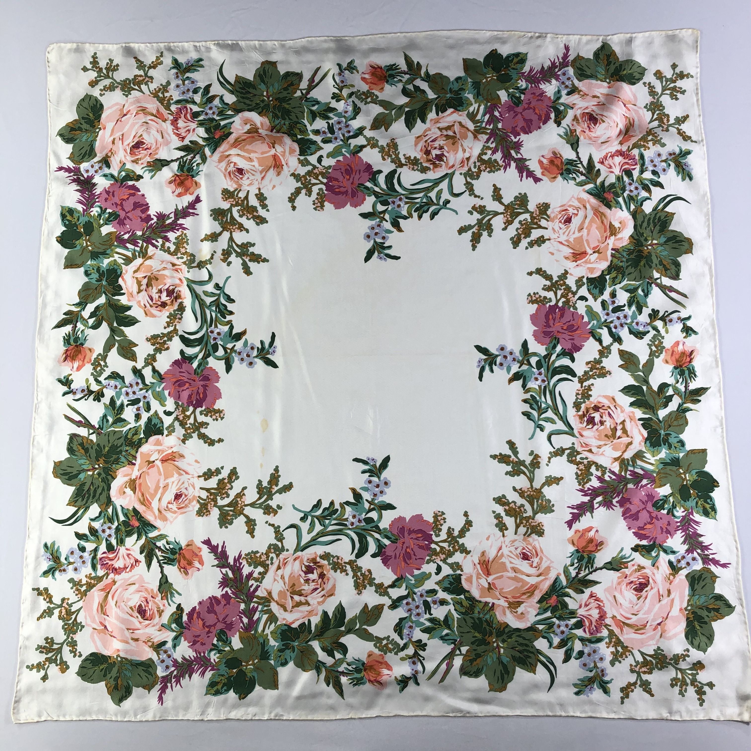 Vintage Vintage Silk Scarf Size ONE SIZE - 2 Thumbnail