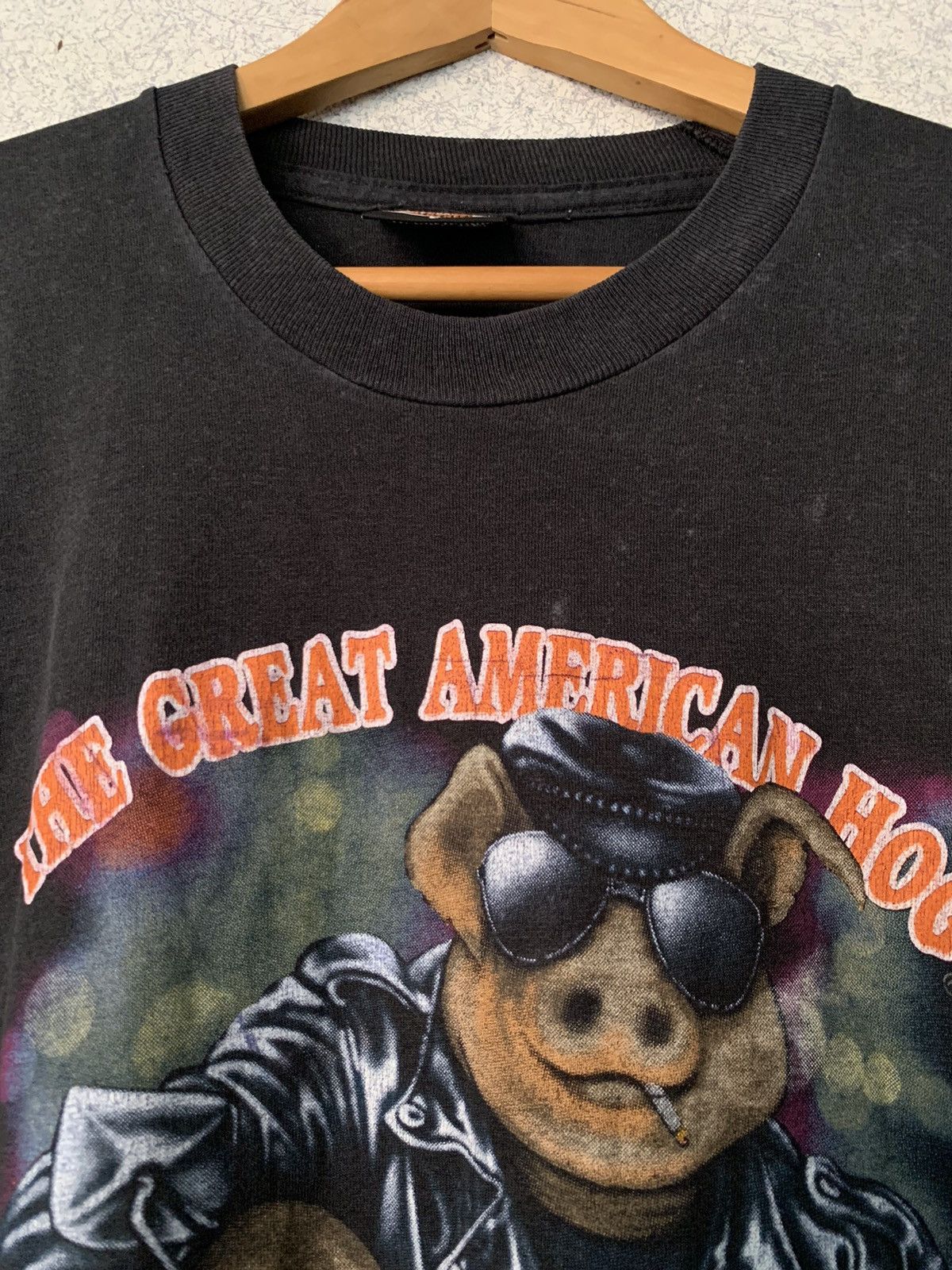 Harley Davidson × Vintage 3D EMBLEM 1991 Size US L / EU 52-54 / 3 - 5 Thumbnail