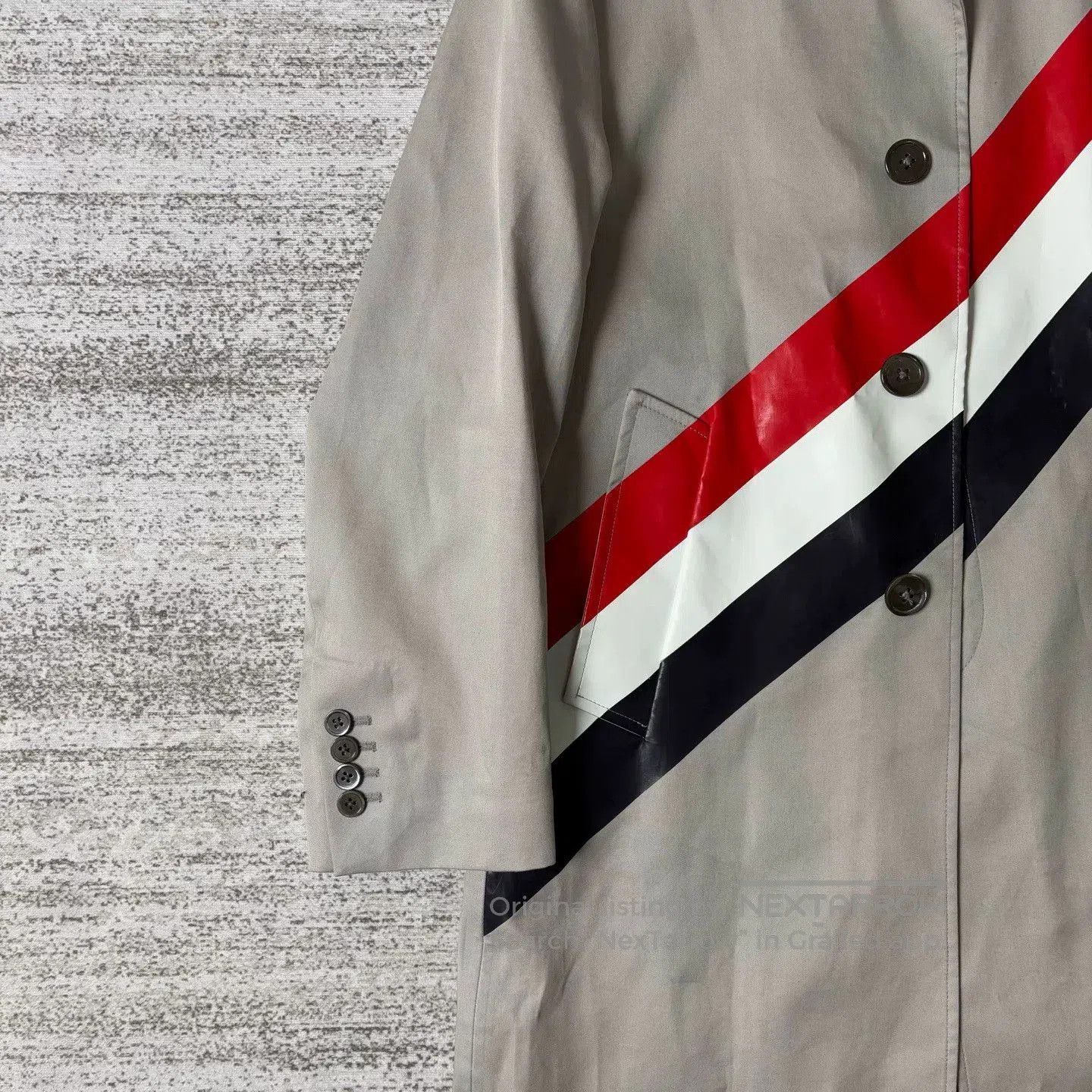 Thom Browne Thom Browne Colorblock Stripe Print Coat. Size US XS / EU 42 / 0 - 4 Thumbnail
