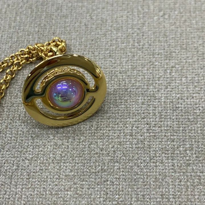 Vivienne Westwood Vivienne Westwood Petite Orb Saturn Gold Pendant Necklace Size ONE SIZE - 6 Thumbnail