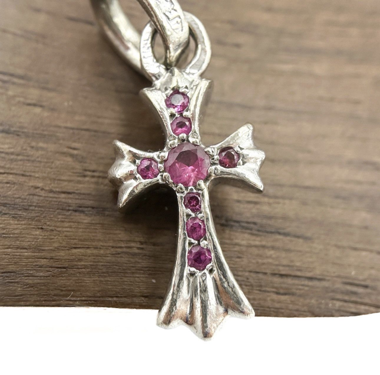 Chrome Hearts Chrome Hearts Babyfat Whitegold Rubin Pendant Size ONE SIZE - 6 Thumbnail