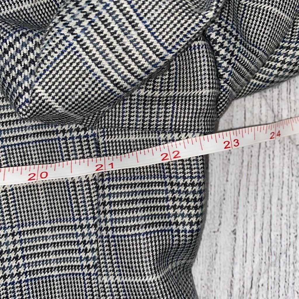 Stafford Stafford essentials mens 44R black & white button plaid blaz Size 44R - 12 Thumbnail