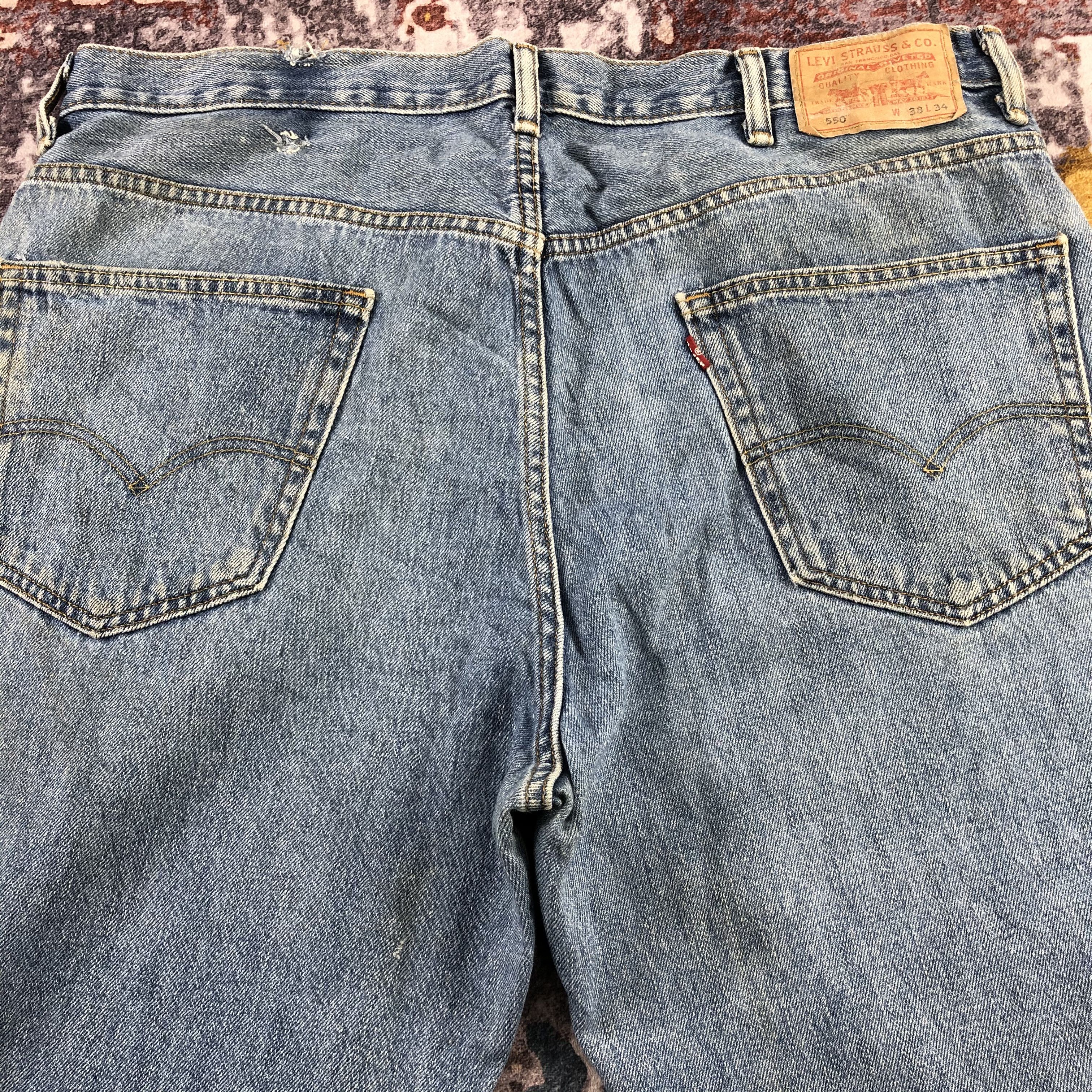 Levi's × Vintage Vintage Blue Wash Levis 550 Jeans-JM3171 Size US 39 - 5 Thumbnail
