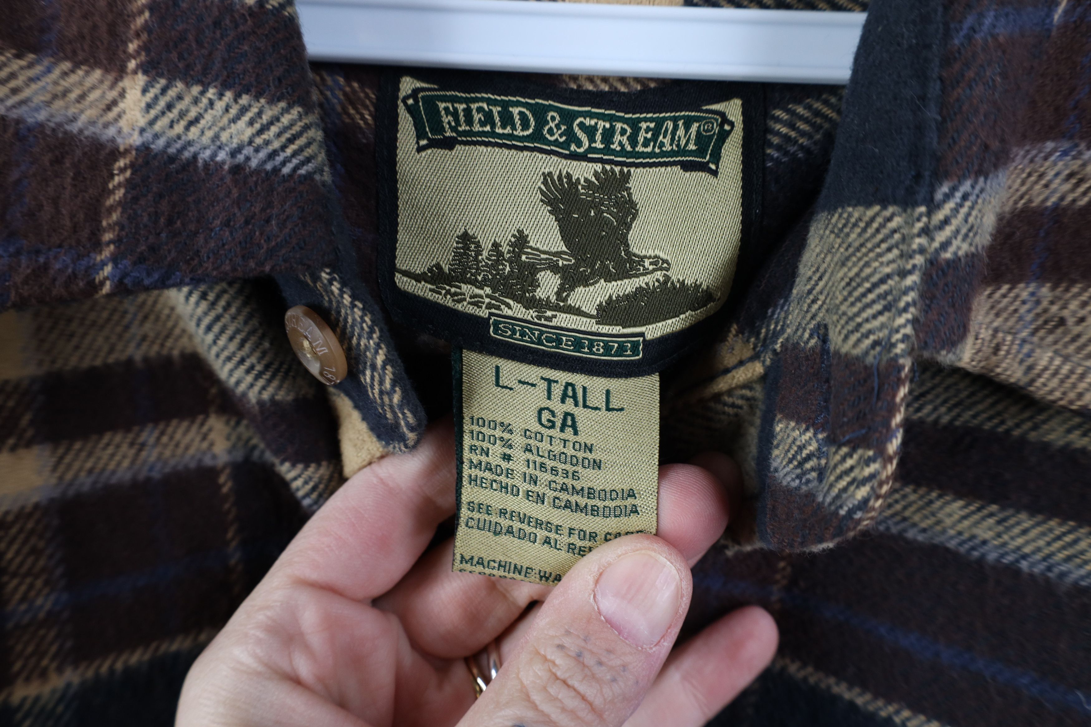 Vintage Vintage 90s Y2K Streetwear Flannel Button Shirt Plaid Size US L / EU 52-54 / 3 - 7 Thumbnail