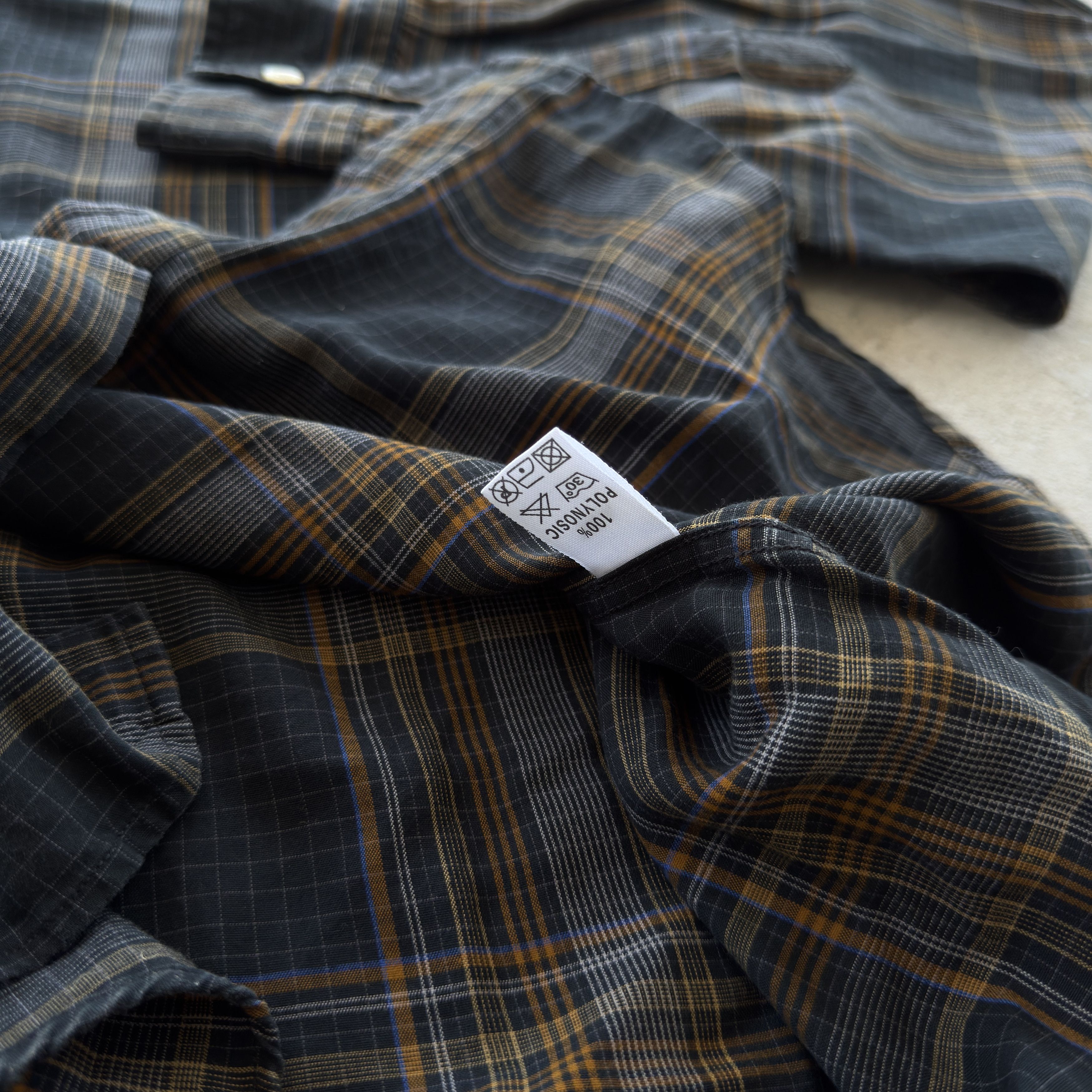 Yves Saint Laurent Vintage Saint Laurent Jeans Plaid Flannel Shirt Size L Size US L / EU 52-54 / 3 - 7 Thumbnail