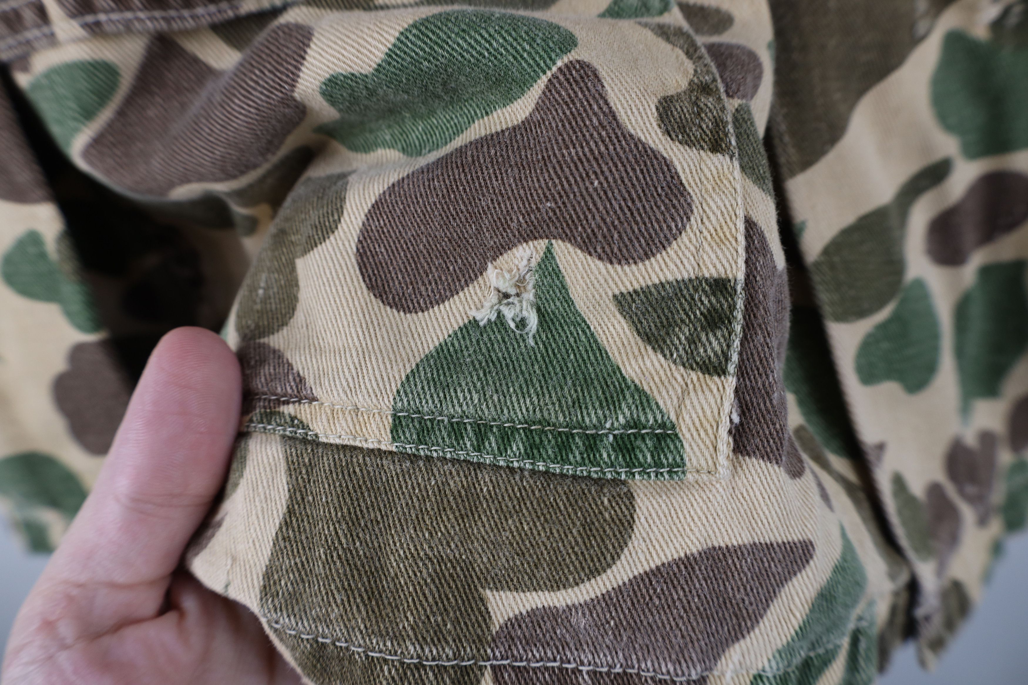 Vintage Vintage 70s Streetwear Frogskin Camouflage Field Jacket USA Size US XXL / EU 58 / 5 - 9 Thumbnail