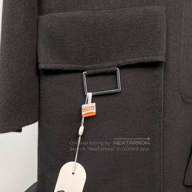 Hermes Hermes Black Cashmere Coat Size XXS / US 00 / IT 34 - 7 Thumbnail