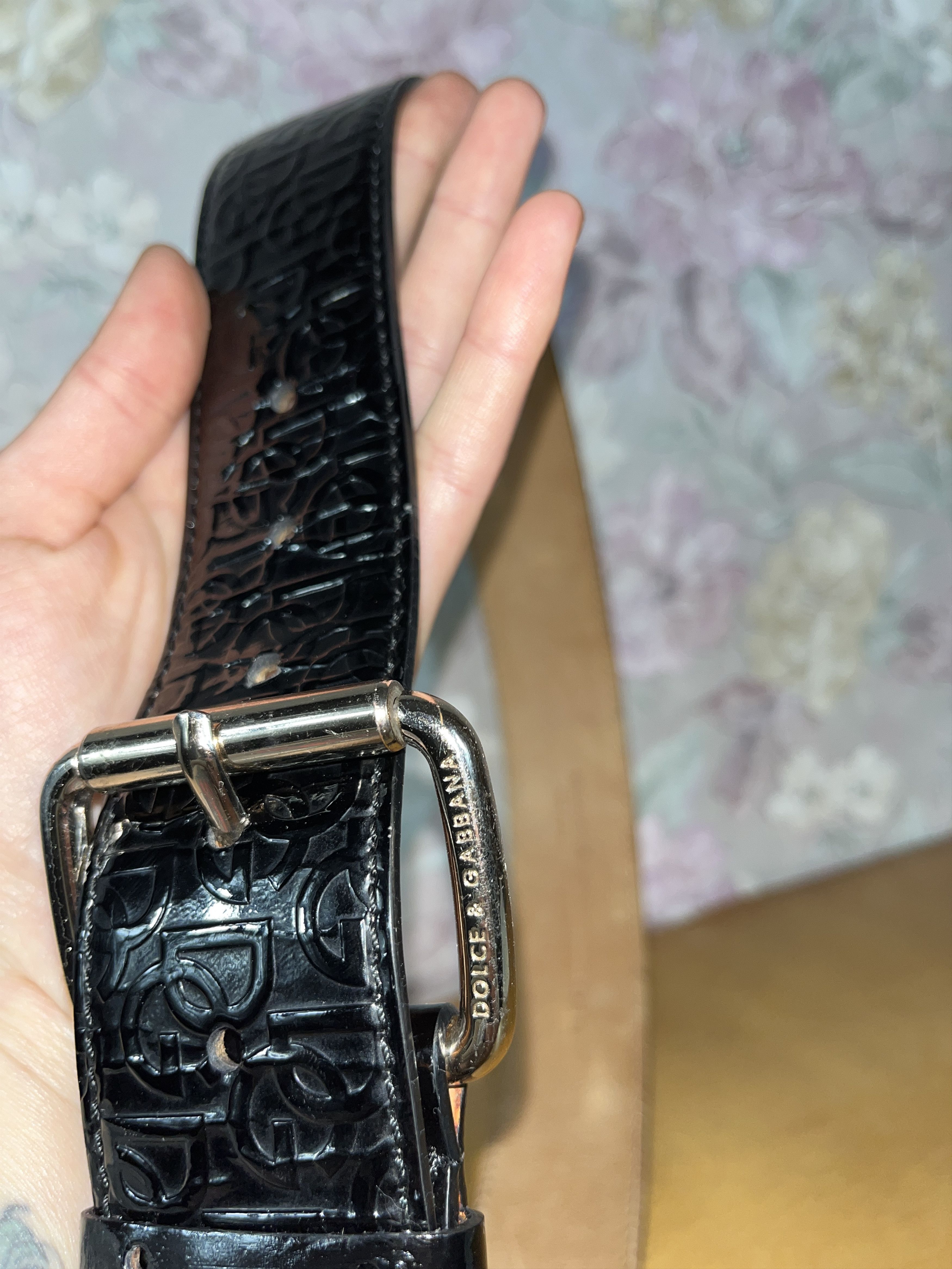 Dolce & Gabbana Vintage Dolce Gabbana Metal Big Logo DG Monogram Belt Y2K Size ONE SIZE - 2 Thumbnail