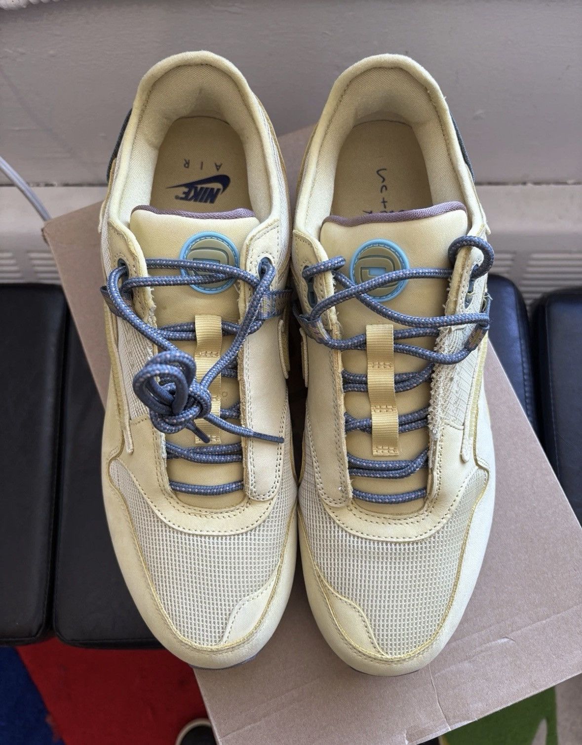 Travis Scott Travis Scott Air Max 1 Saturn Gold Size 13 Size US 13 / EU 46 - 3 Thumbnail