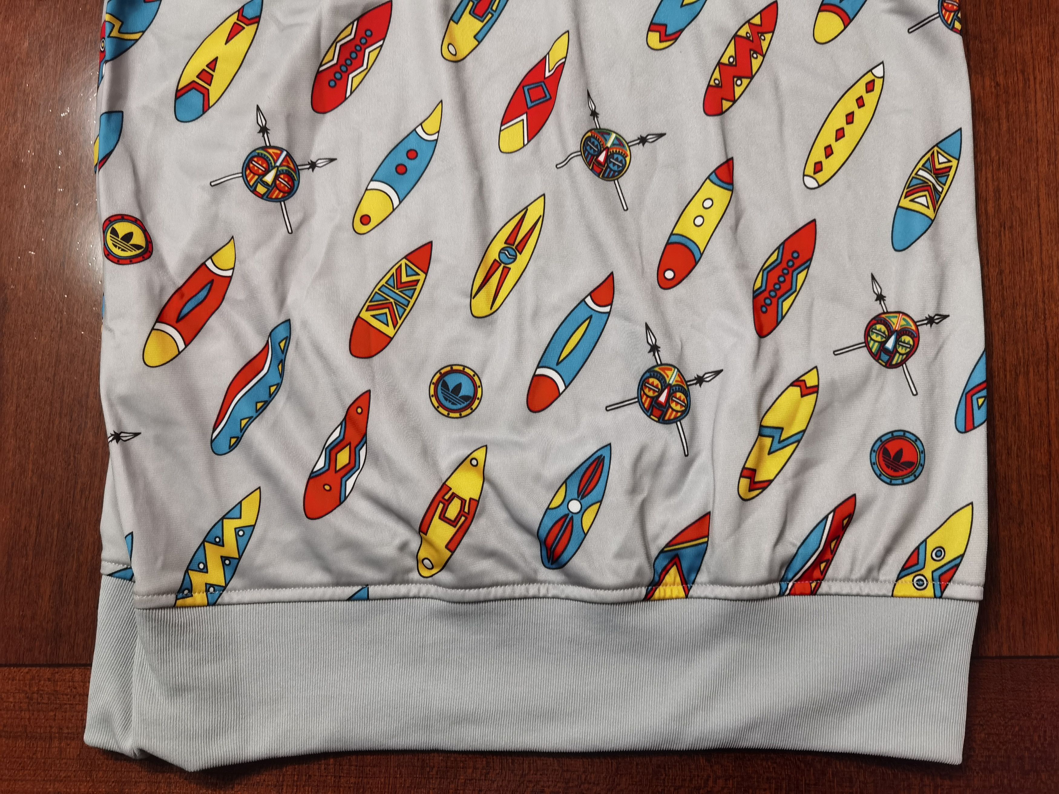 Adidas × Jeremy Scott Adidas Jeremy Scott African Surfboards Dress Jumper M P14055 Size M / US 6-8 / IT 42-44 - 17 Thumbnail