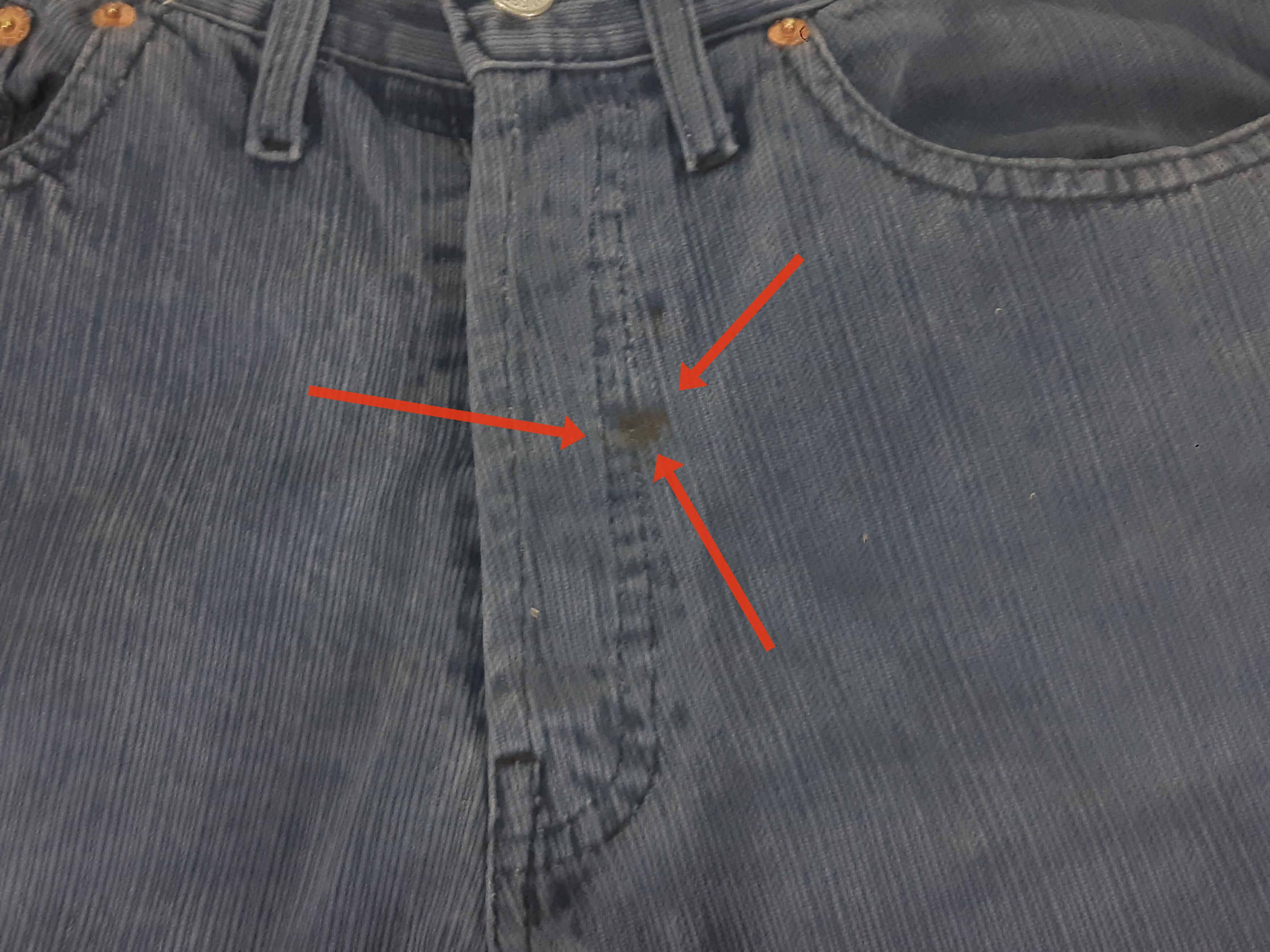 Levi's Vintage 90s LEVI'S 501 Gray Denim made in USA size W34/L36 Size US 34 / EU 50 - 5 Thumbnail