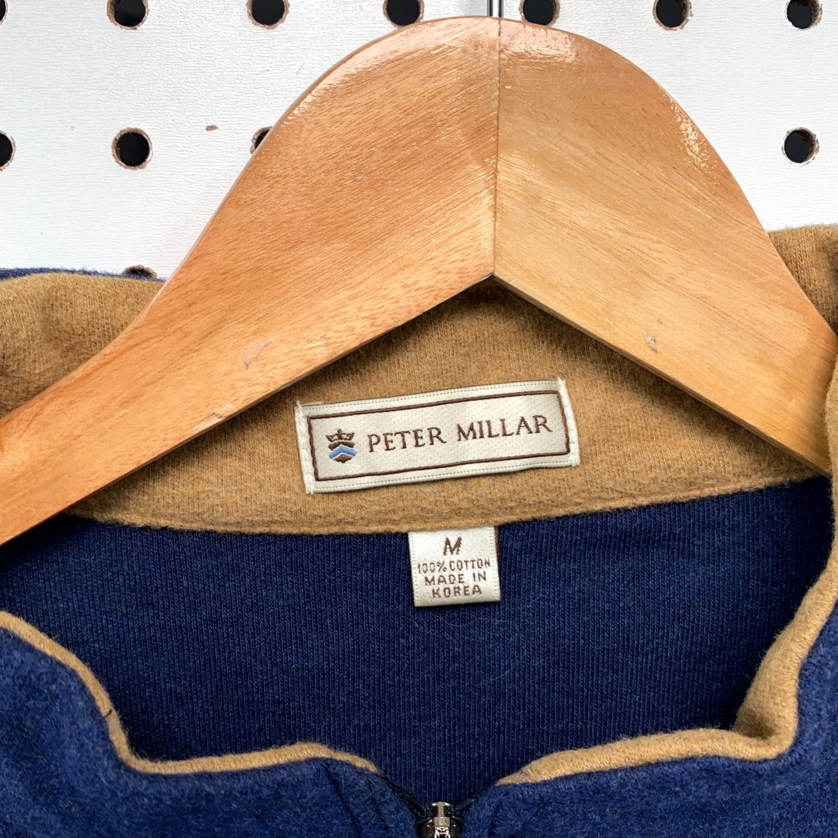 Peter Millar Peter Millar Sweater Mens Large Pullover 1/4 ZIp Long Sleeve Blue Casual 22.5x27 Size US L / EU 52-54 / 3 - 7 Thumbnail