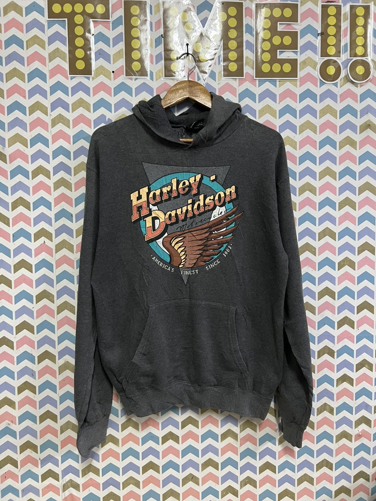 Harley Davidson Vintage 90s Harley Davison Size US M / EU 48-50 / 2 - 1 Thumbnail
