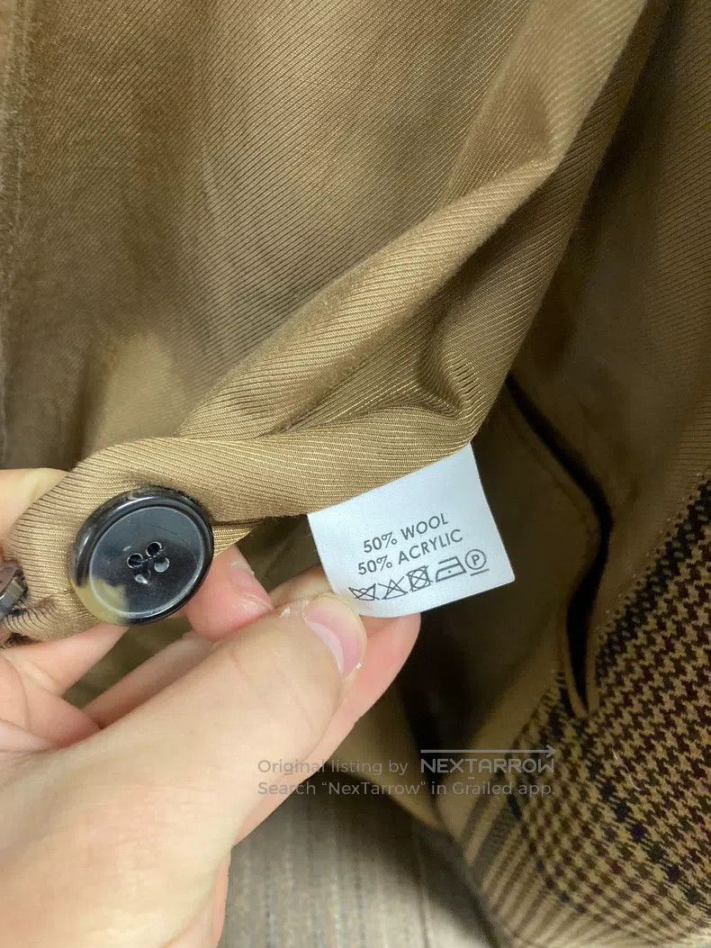 Dries Van Noten Dries Van Noten size:48 Plaid Long Coat Size S / US 4 / IT 40 - 6 Thumbnail
