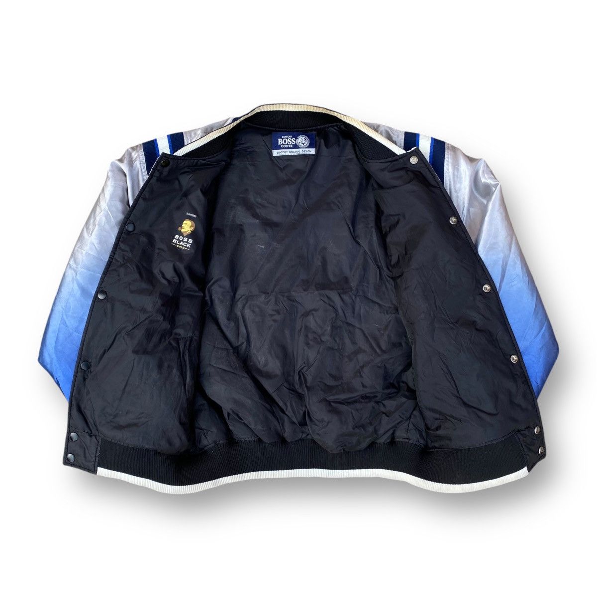 Japanese Brand × Vintage Vintage 90s Suntory Coffee Boss Varsity Bomber Jacket. #D10 Size US L / EU 52-54 / 3 - 5 Thumbnail