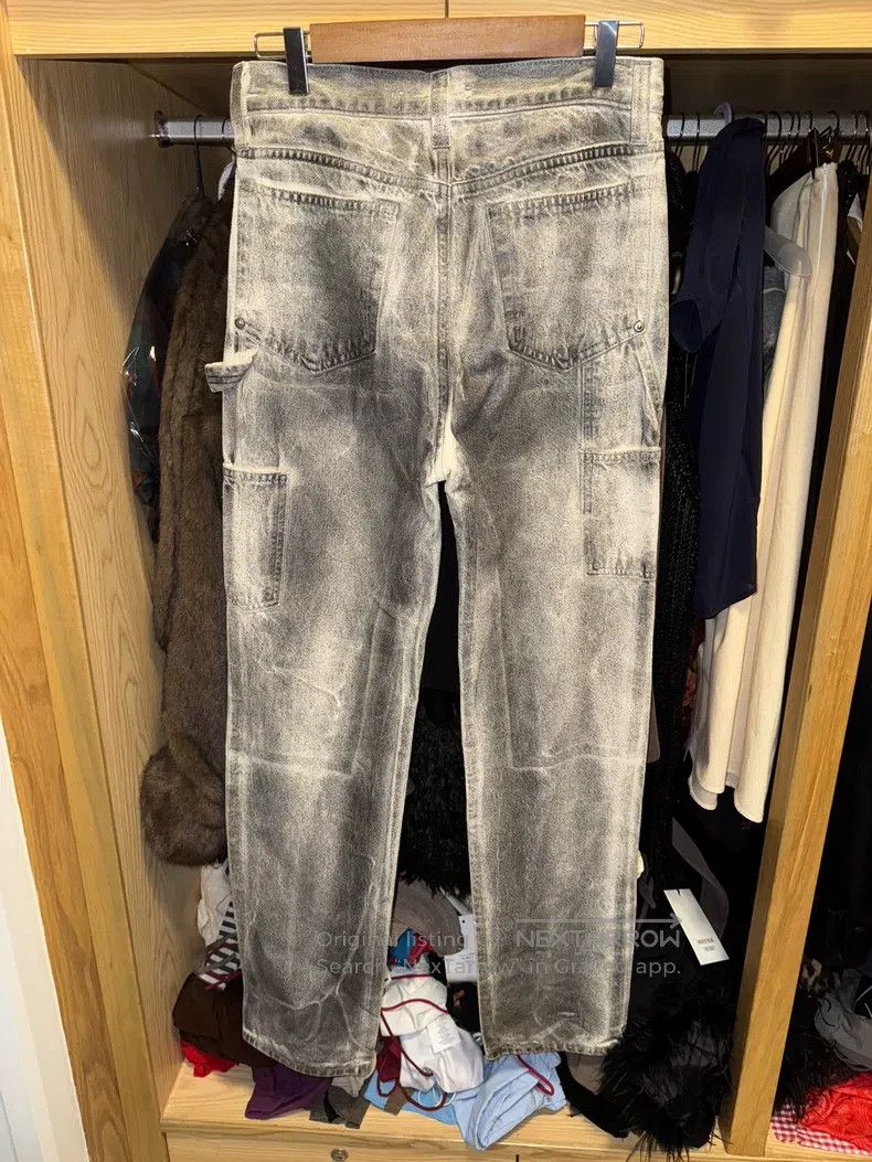 Helmut Lang Helmut Lang Motorcycle Wax-Dyed Denim Pants Size US 28 / EU 44 - 4 Thumbnail