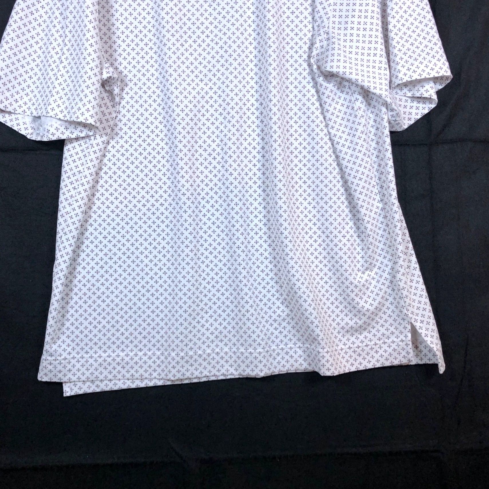 Footjoy FootJoy Mens Polo Shirt White Gray Pink Golf Quick Dry Stretch Large Size L Regular Short Sleeve Button Down Collar Mens Clothing Sports Polo Size US L / EU 52-54 / 3 - 3 Thumbnail