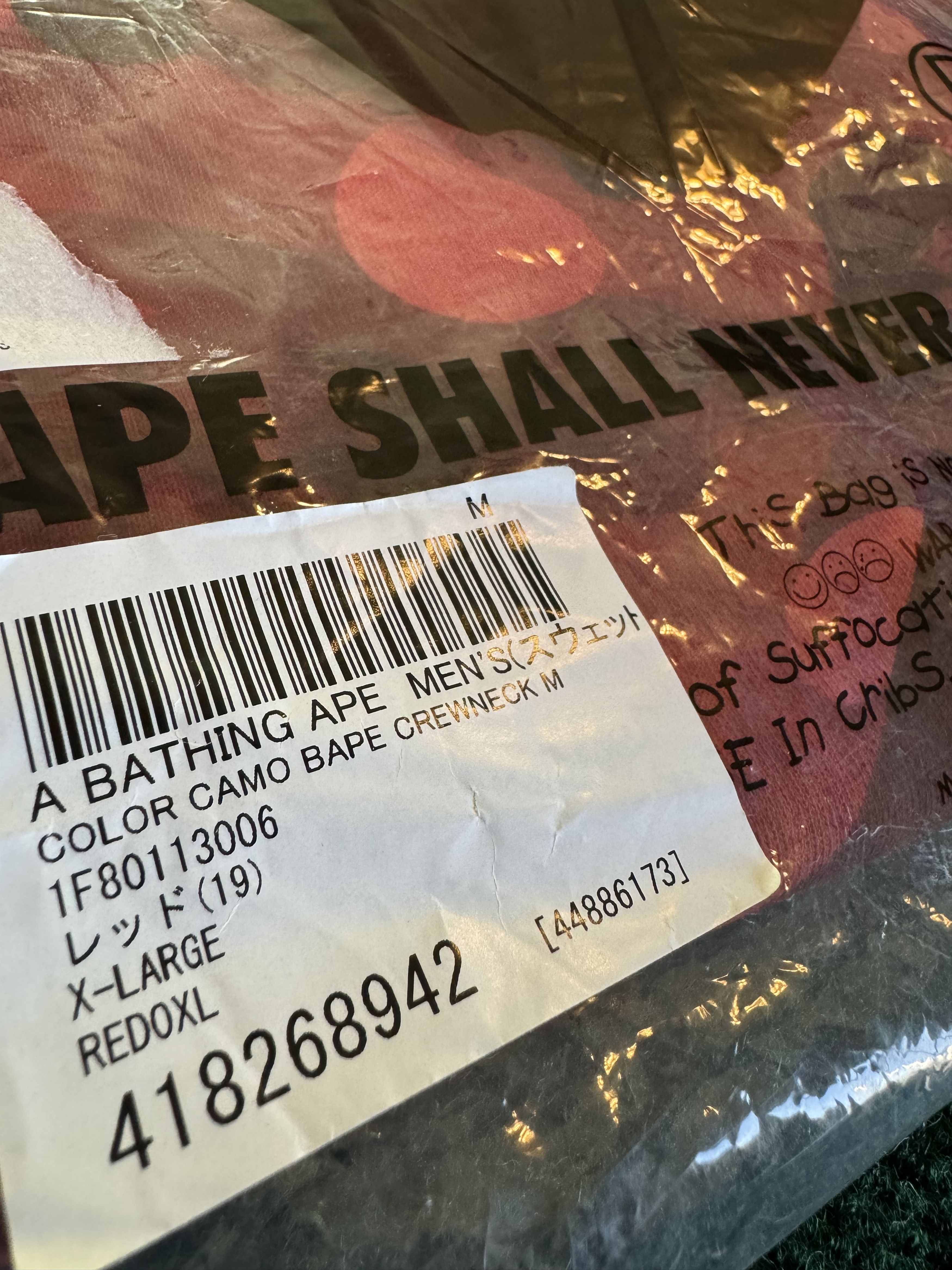 Bape Color Camo Bape Crewneck Size US XL / EU 56 / 4 - 3 Thumbnail
