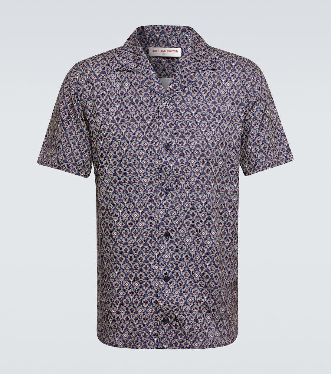 Orlebar Brown Shirt Hibbert printed bowling T Shirt Tee