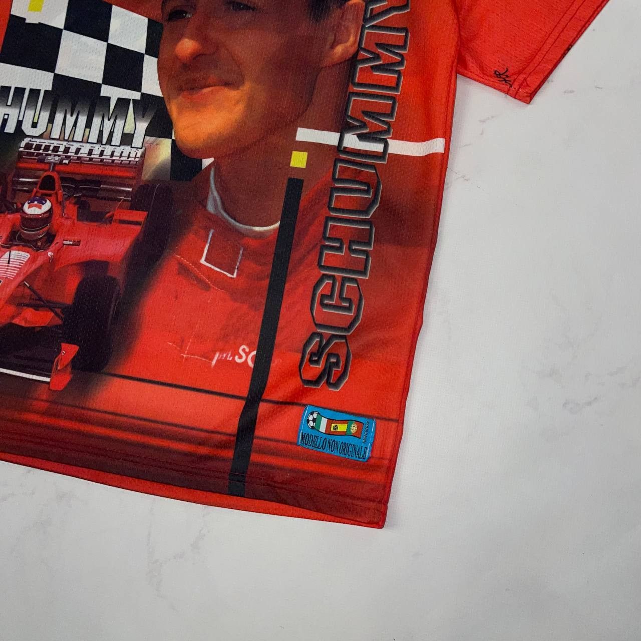 Vintage VINTAGE 90S F1 MICHAEL SCHUMACHER AOP JERSEY Size US M / EU 48-50 / 2 - 7 Thumbnail