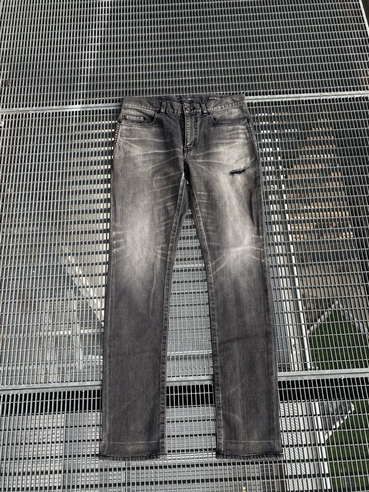 Saint Laurent Paris Saint Laurent Washed Hedi Slimane Jeans Made In Japan Size US 30 / EU 46 - 1 Thumbnail