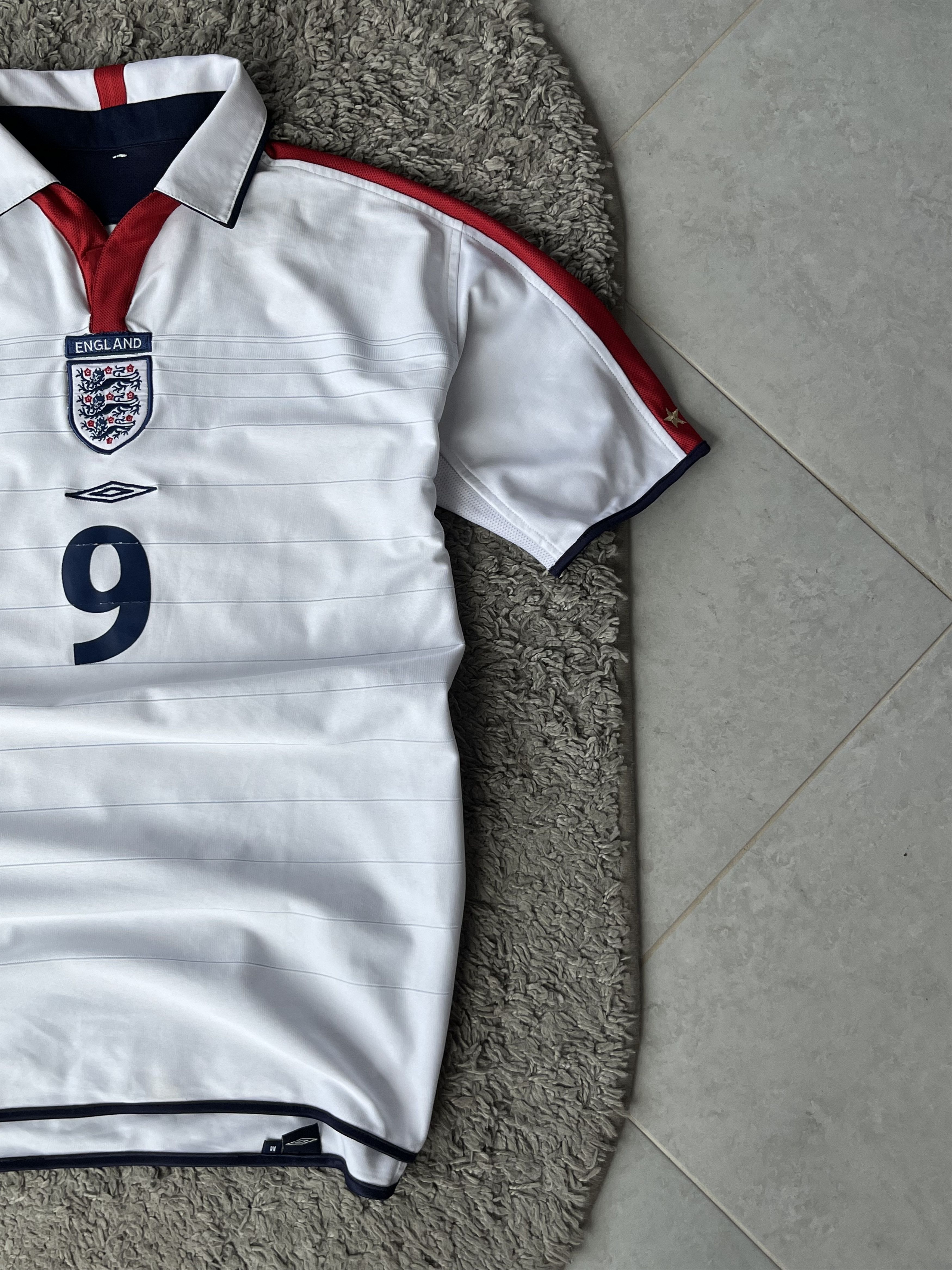 Umbro UMBRO ENGLAND Home Football Jersey 2003/04 ROONEY “9” Size US M / EU 48-50 / 2 - 5 Thumbnail