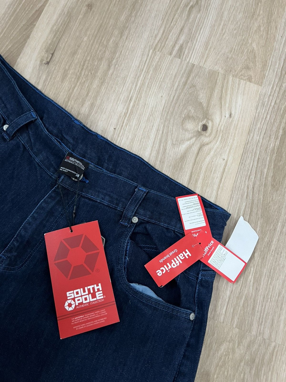 Southpole Blue navy hiphop souhtpole bboy jeans Size US 34 / EU 50 - 6 Thumbnail