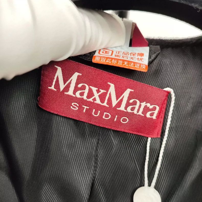 Other MaxMara Black Cashmere Coat with Belt-2508 Size US XS / EU 42 / 0 - 5 Thumbnail