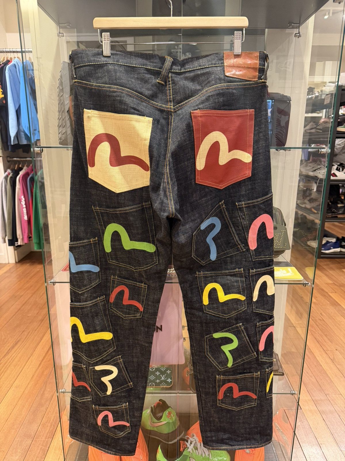 Evisu Evisu Multi Pocket Denim Jeans Size US 36 / EU 52 - 2 Thumbnail