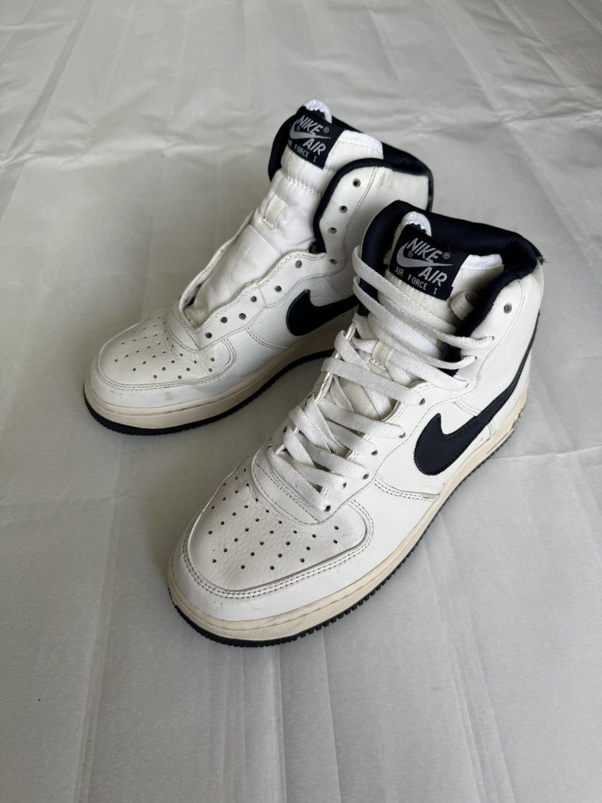 Nike × Vintage 2010 Nike Air Force 1 High Premium Leather sneakers Size US 8 / EU 41 - 4 Thumbnail