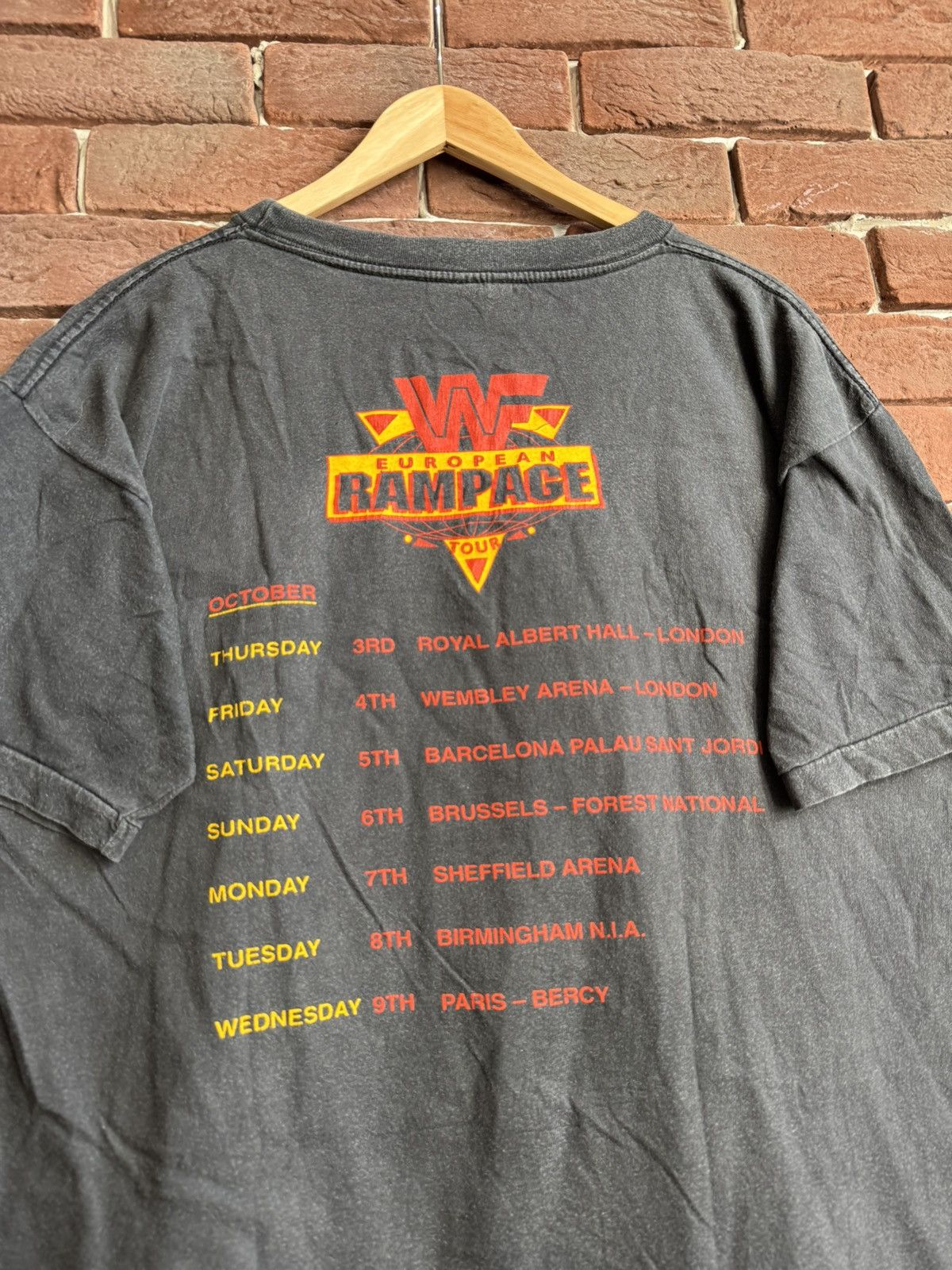 Vintage 1991 Vintage 90s WWF Roddy Piper Wrestling Grail Rampage Size US XL / EU 56 / 4 - 5 Thumbnail
