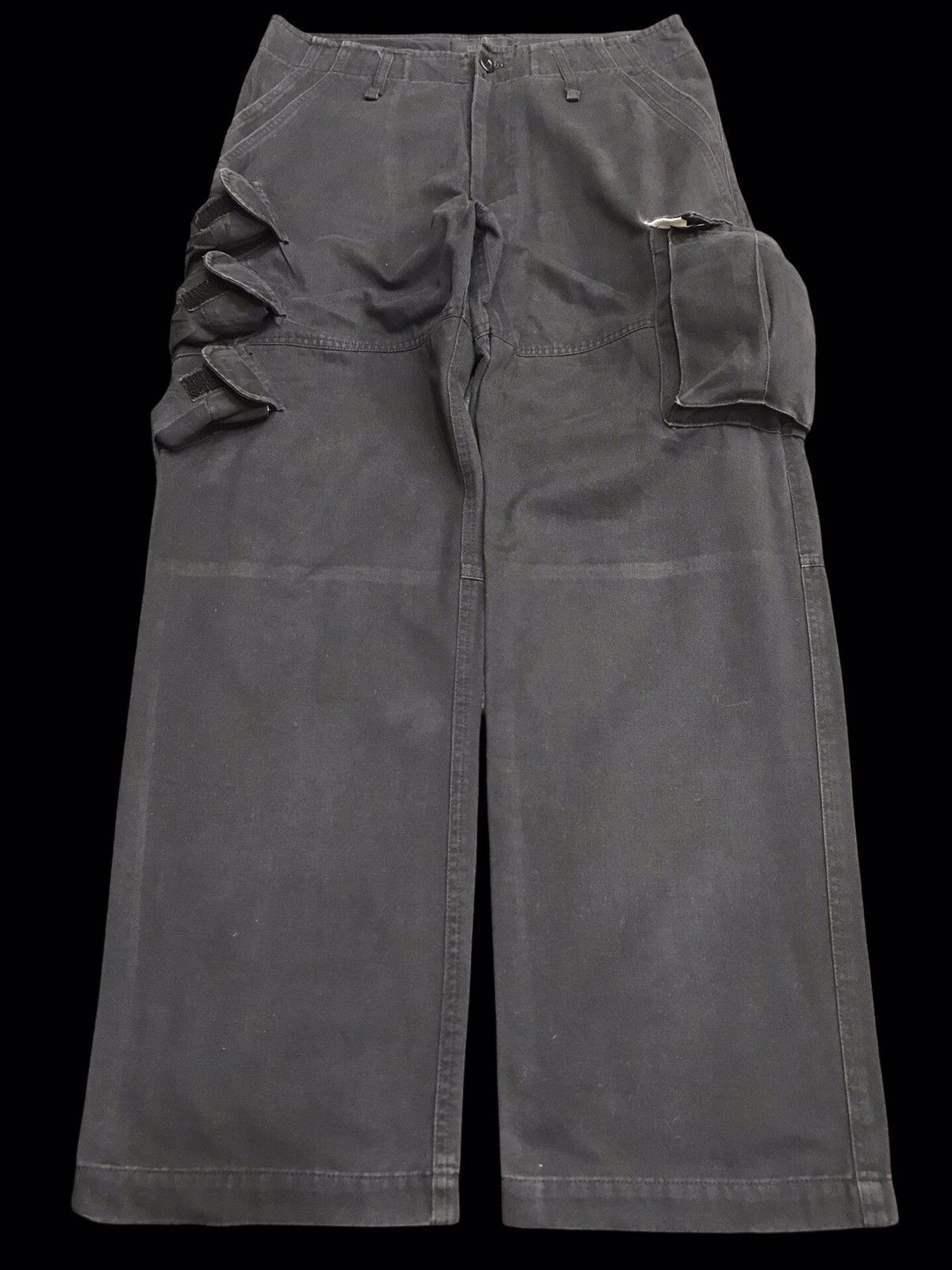 Japanese Brand 💥ARCHVAL💥FIFTHRON JAPAN Parasite10 Pockets Cargo Pant F334 Size US 33 - 12 Thumbnail