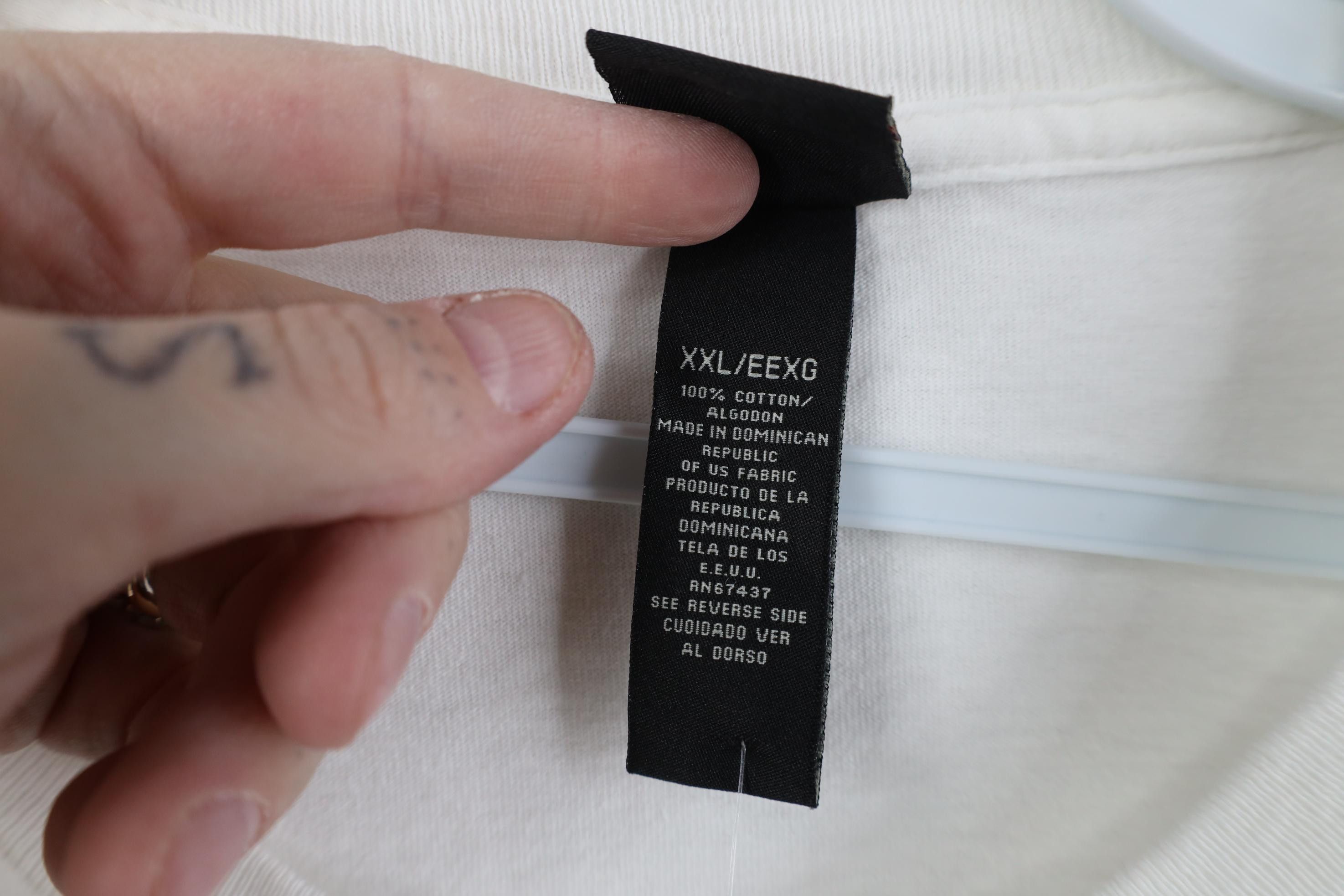 Polo Ralph Lauren Deadstock Vintage 90s Ralph Lauren Monogram Jumbo T-Shirt Size US XXL / EU 58 / 5 - 5 Thumbnail
