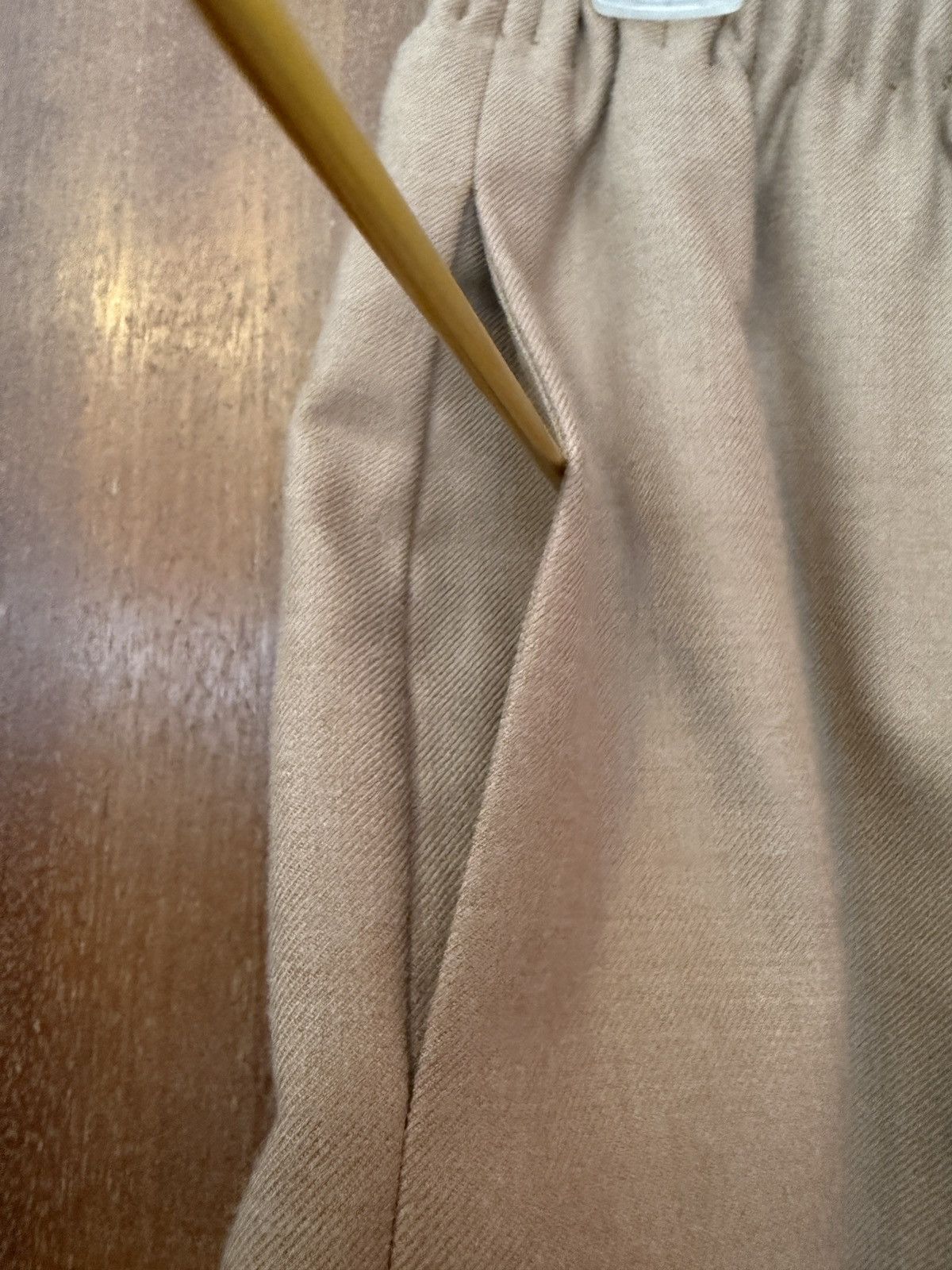 J.Crew J.Crew Women Beige Wool Blend Sidewalk Pull On Mini Skirt Size 27" / US 4 / IT 40 - 4 Thumbnail