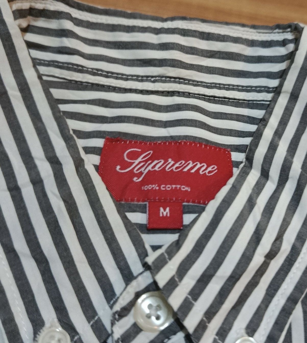 Supreme Supreme striped shirt Size US M / EU 48-50 / 2 - 4 Thumbnail