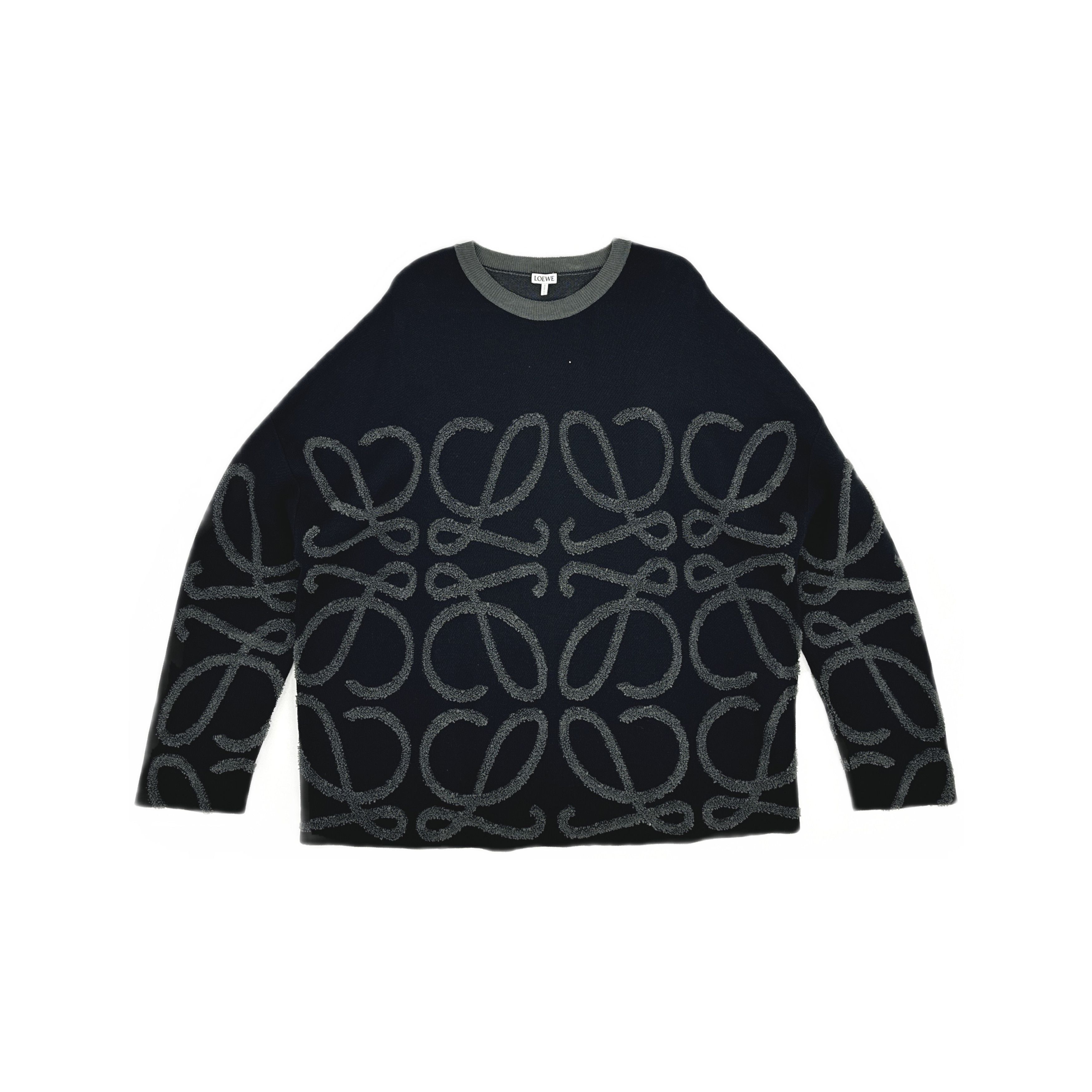 Loewe Loewe Anagram Knit Sweater L Size US L / EU 52-54 / 3 - 1 Thumbnail