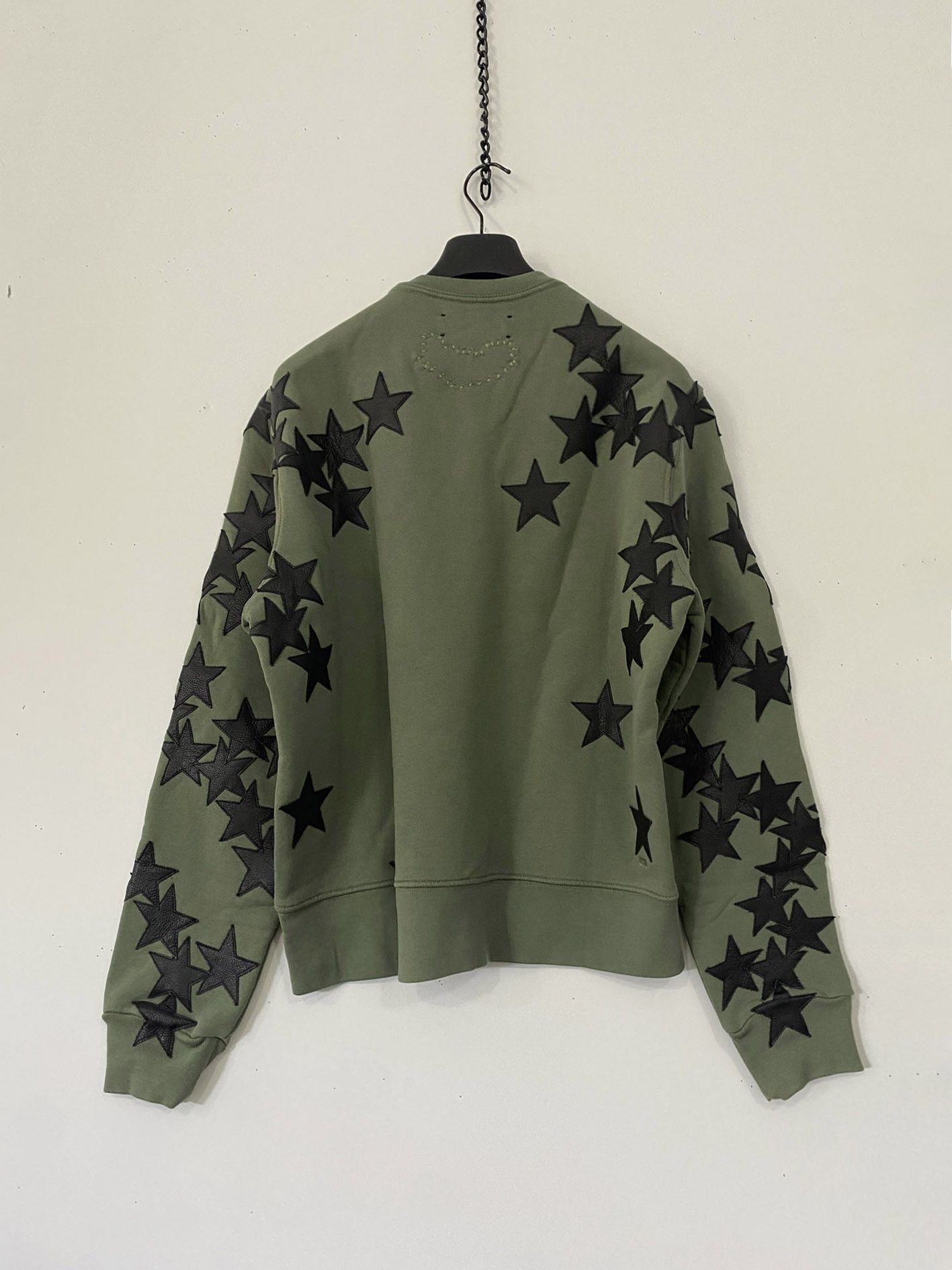 Amiri Amiri Leather star patch sweat shirt Size US S / EU 44-46 / 1 - 2 Thumbnail