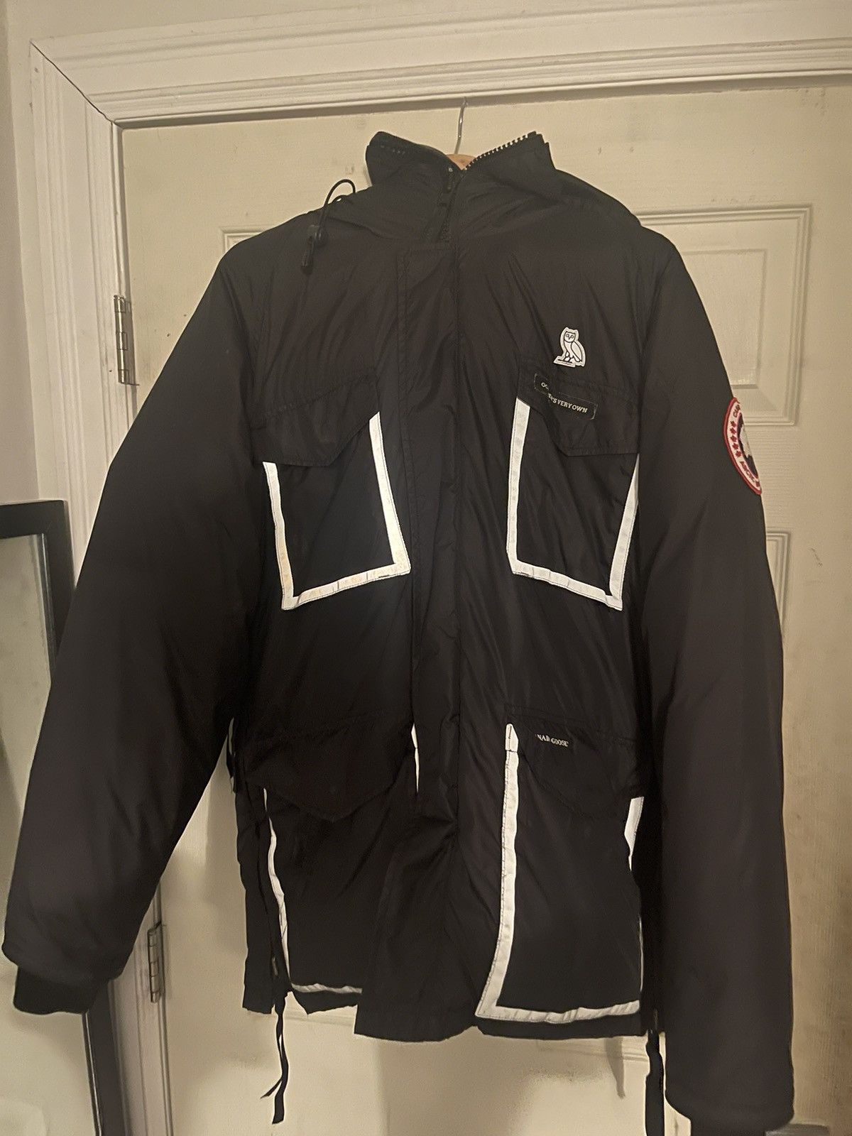 image of Canada Goose Ovo Parka in Black, Men's (Size Medium)