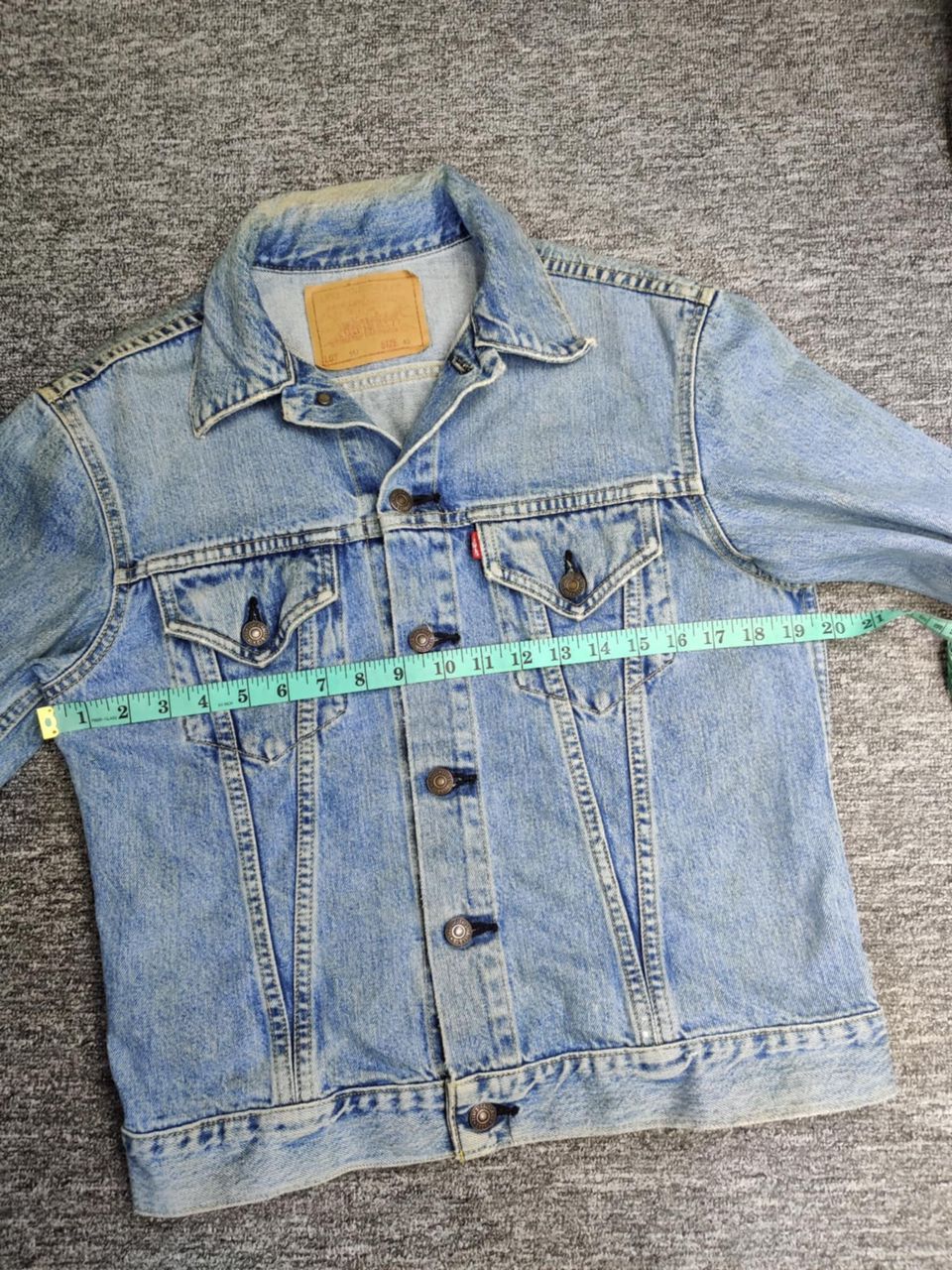 Levi's Vintage 90s Levi's Big E 71557 Denim Trucker Jacket Size US M / EU 48-50 / 2 - 17 Thumbnail