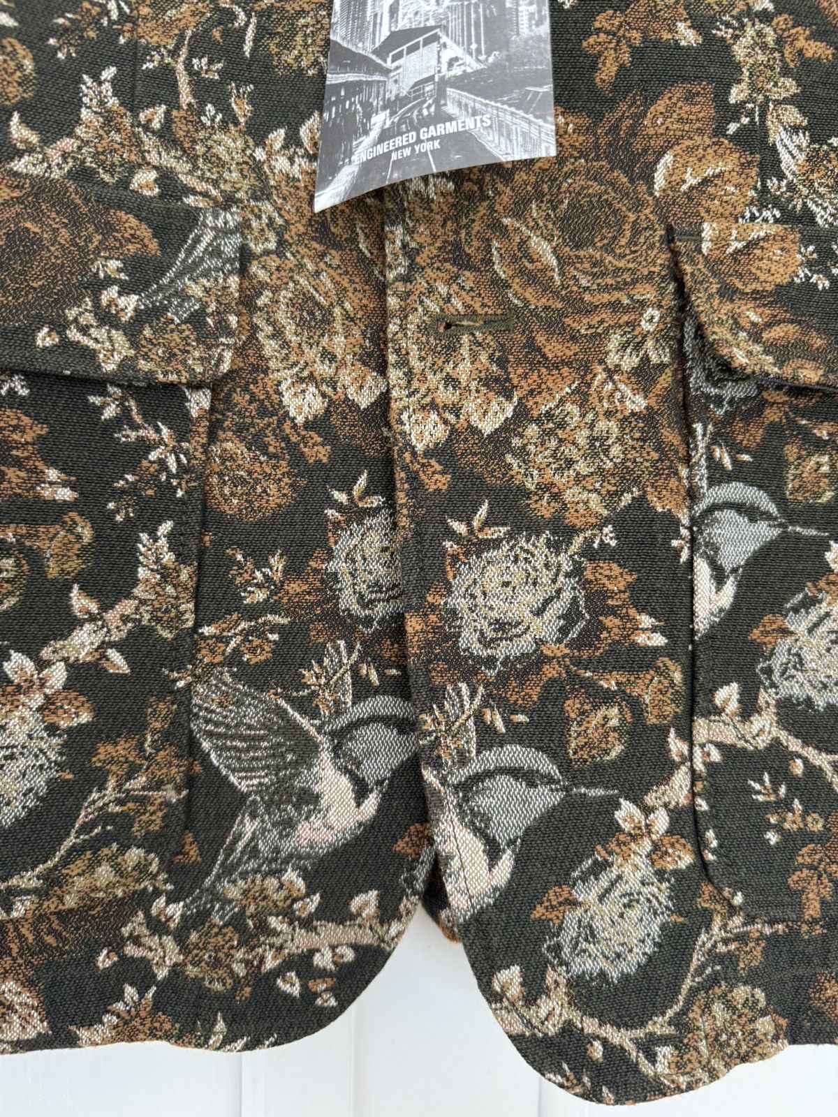 Engineered Garments Engineered Garments Baker Hummingbird Jacquard Jacket XS Size 36S - 9 Thumbnail