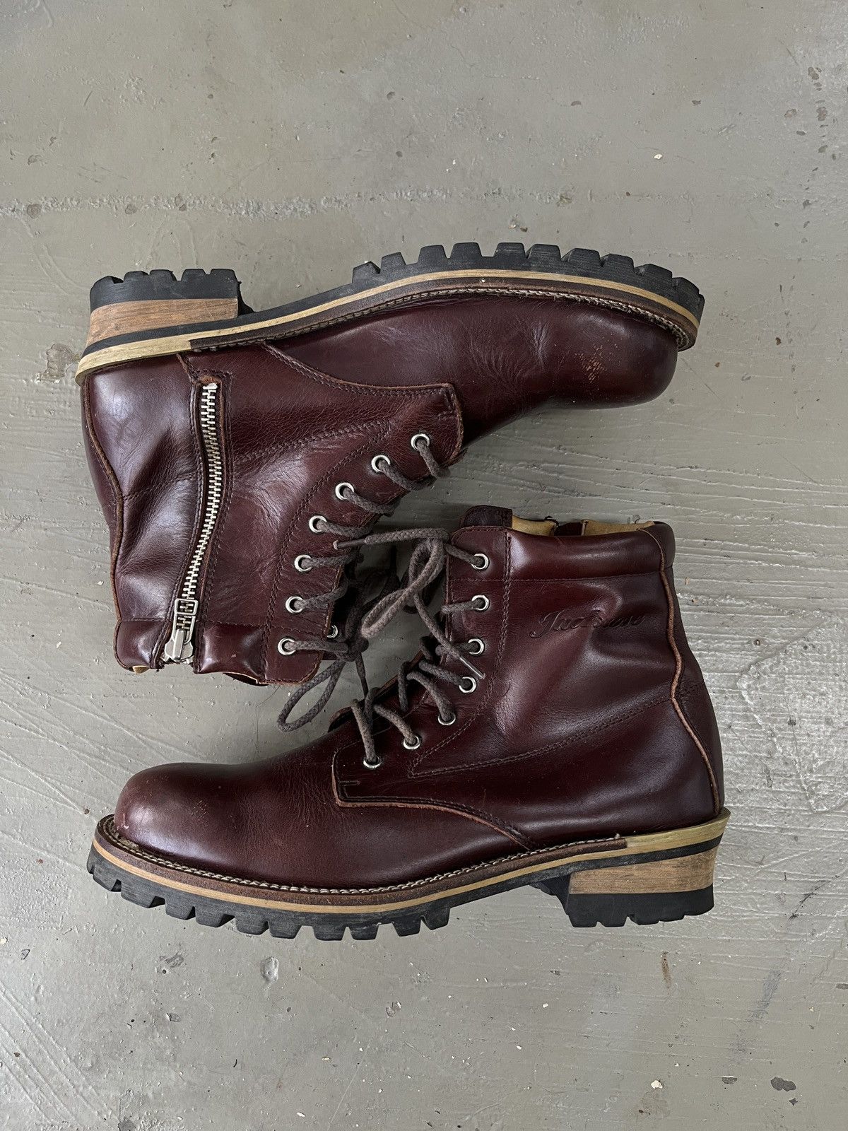 KMRii Jackrose Ann Demeulemeestee Style Cowhide Leather Boots Size US 9 / EU 42 - 4 Thumbnail