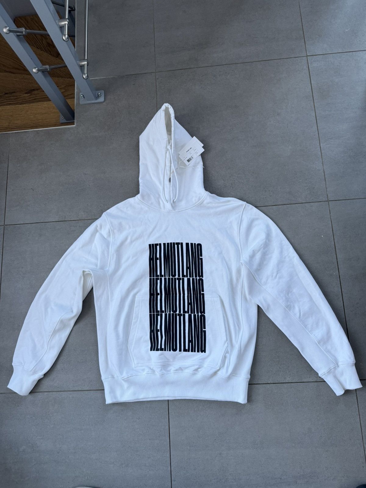 Helmut Lang NEW Helmut Lang Bold Hoodie Size L Size US L / EU 52-54 / 3 - 1 Thumbnail
