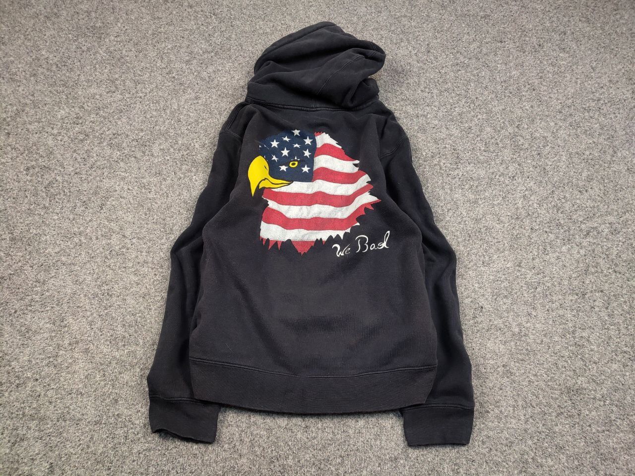 RIPNDIP Ripndip Horde and state USA flag logo Faded Black Hoodie Size US S / EU 44-46 / 1 - 2 Thumbnail