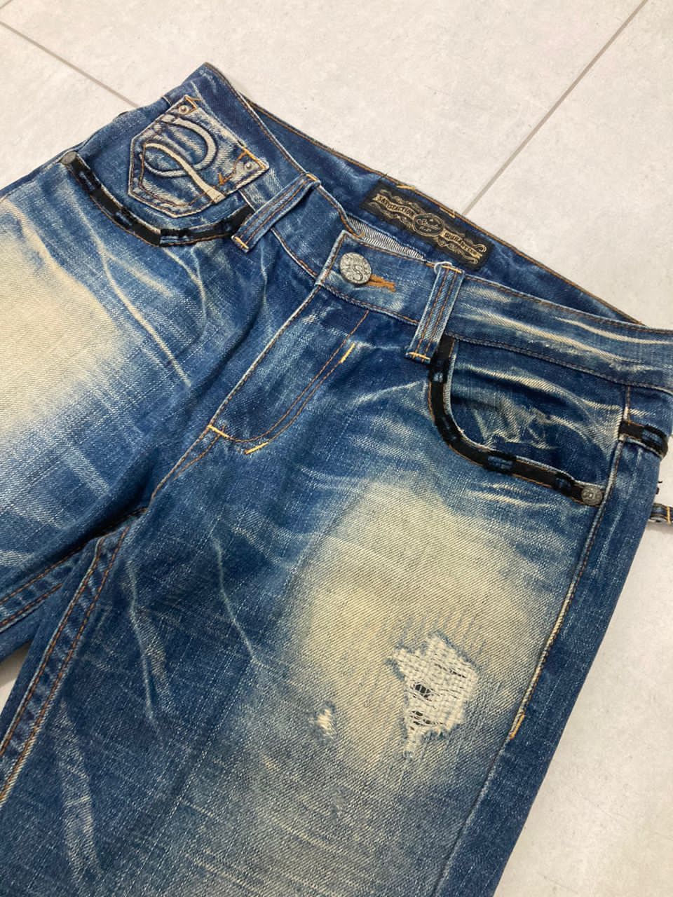 Hysteric Glamour Vintage Jeans Studio R.P Skulls Size US 32 / EU 48 - 4 Thumbnail