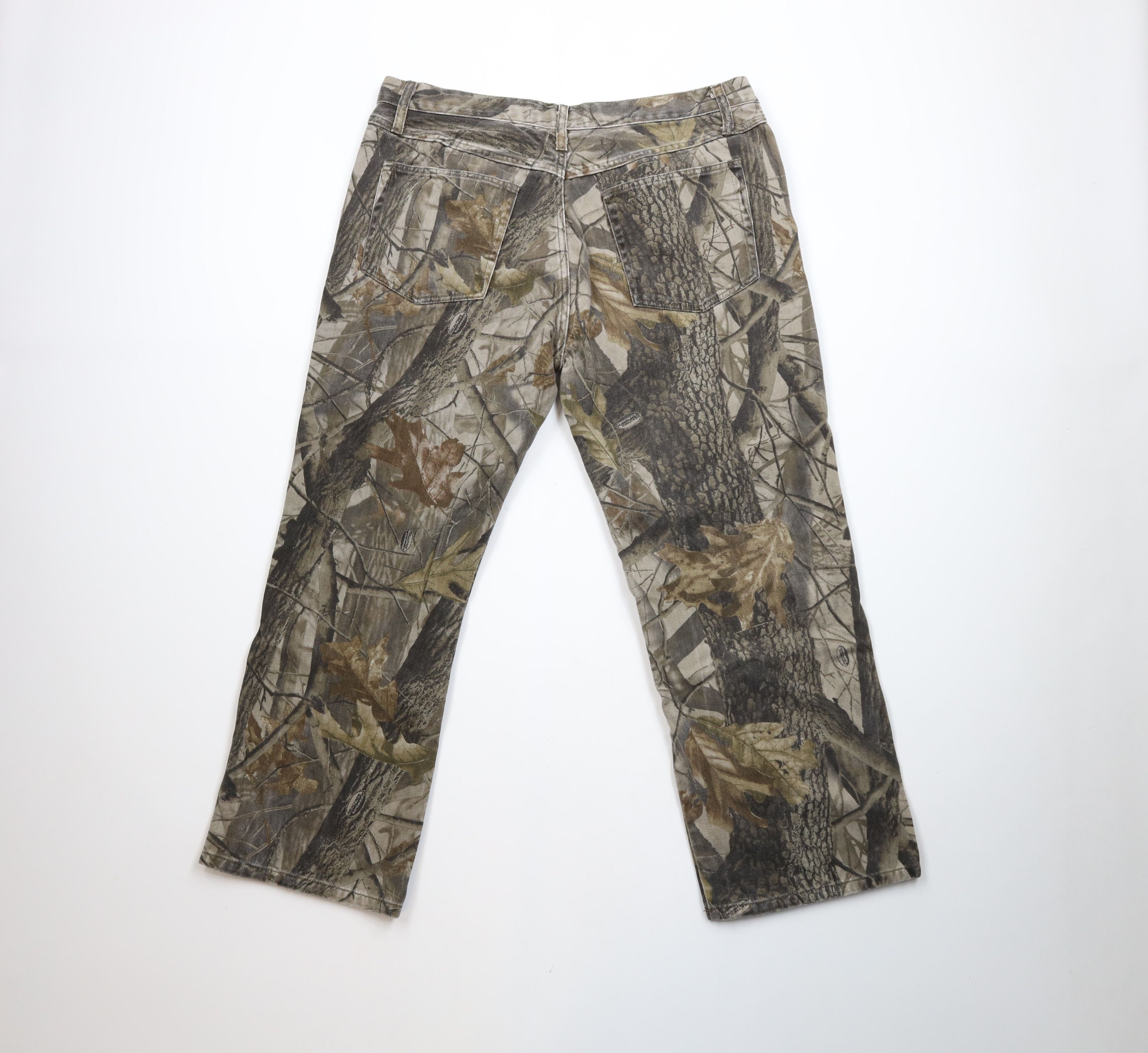 Vintage Vintage 90s Streetwear Double Knee Camouflage Wide Leg Jeans Size US 38 / EU 54 - 8 Thumbnail