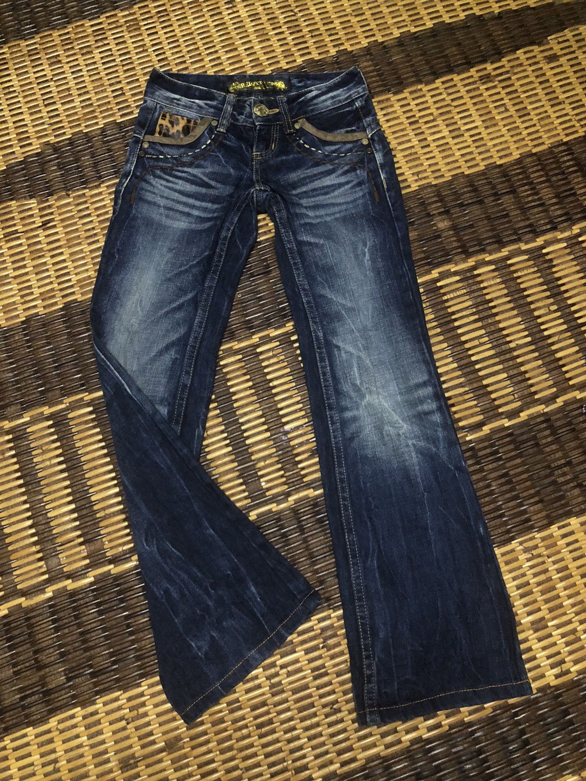 Hysteric Glamour VINTAGE RED PEPPER DENIM JEANS DESIGN UNISEX Size 28" / US 6 / IT 42 - 24 Thumbnail