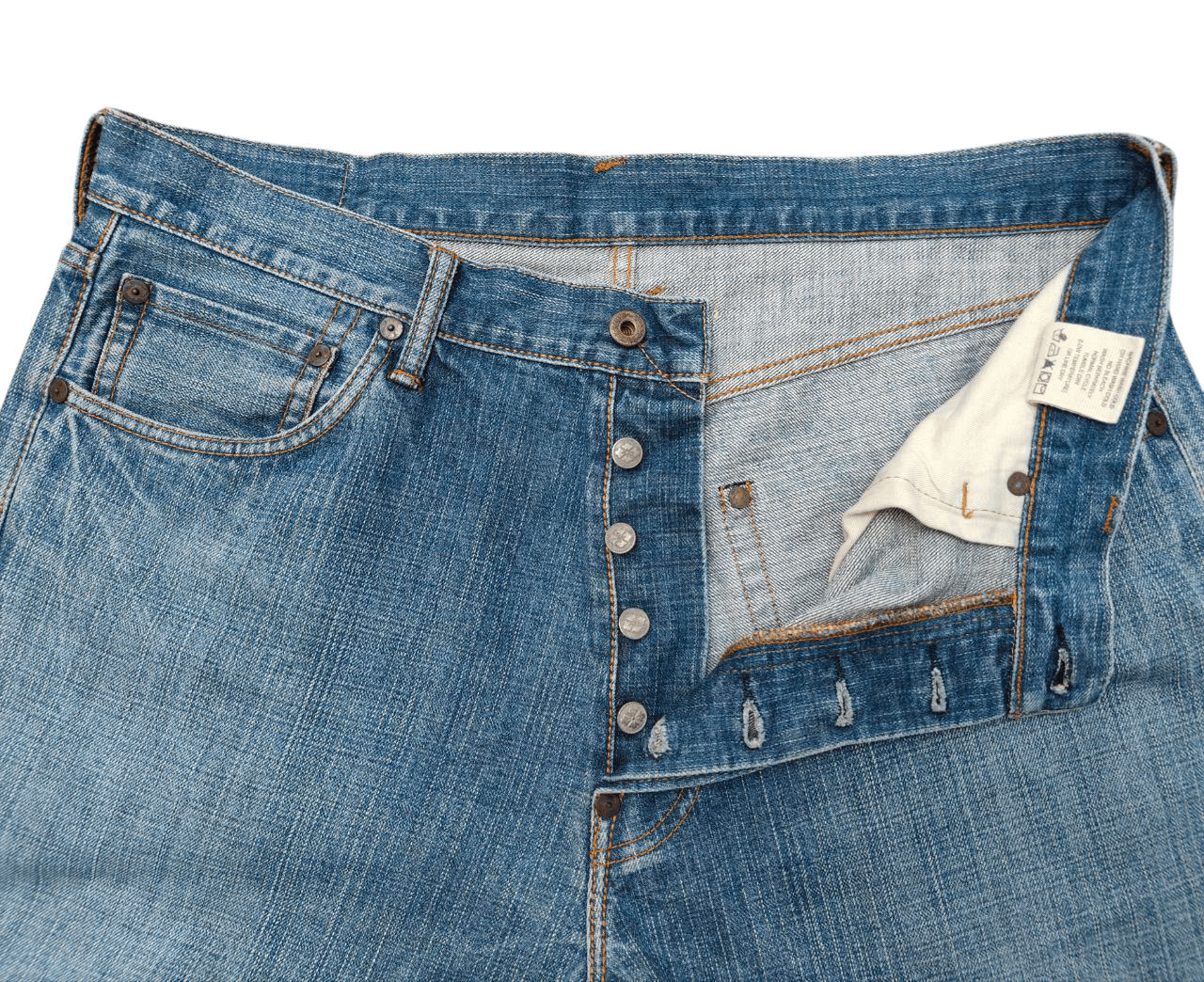 Evisu Evisu Paris France Lightwash Selvedge Denim Size US 37 - 5 Thumbnail