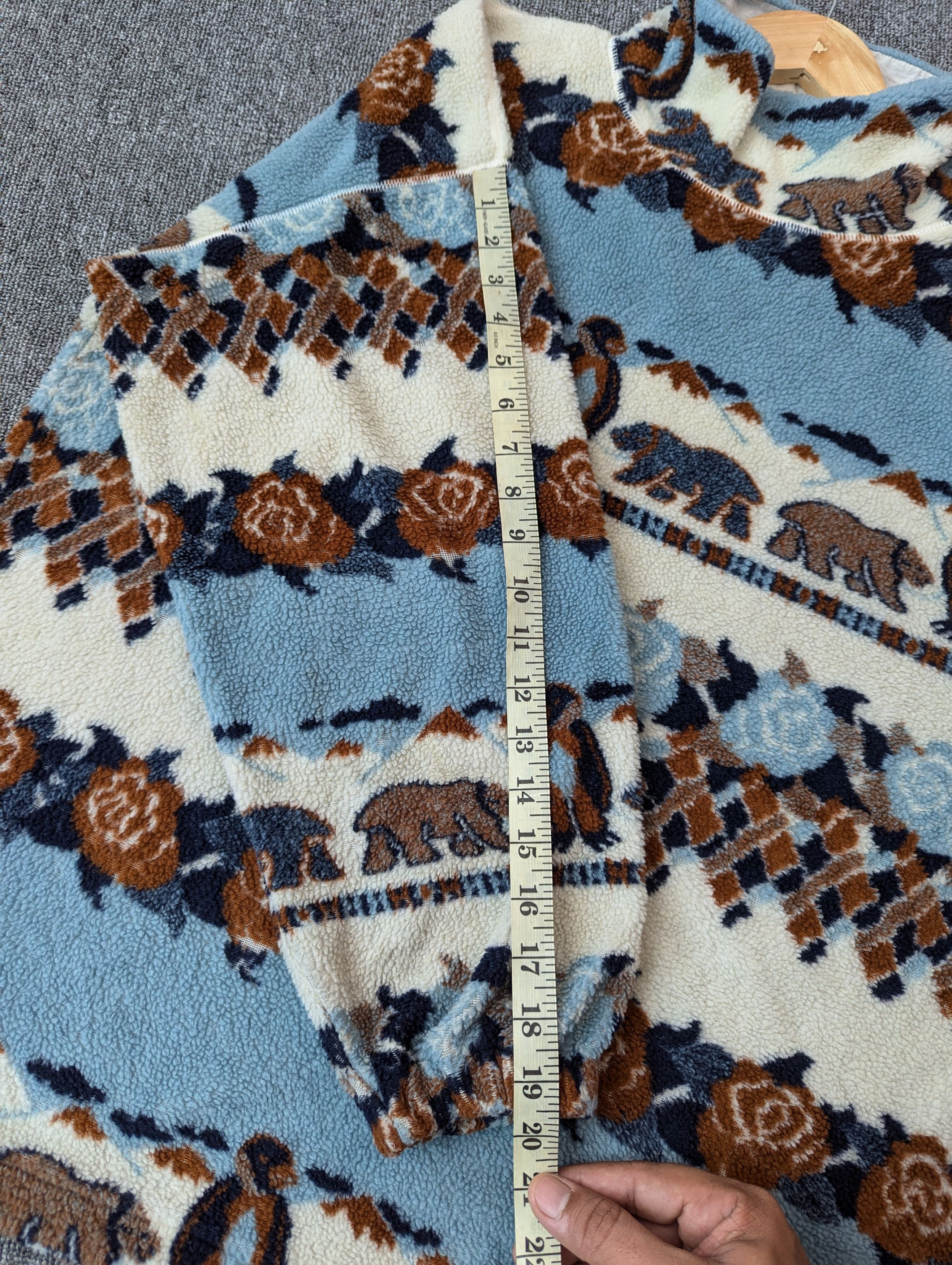 Asics Killy By Asic Japanese Brand Skiwear Fleece Printed Sweater Size US L / EU 52-54 / 3 - 20 Thumbnail