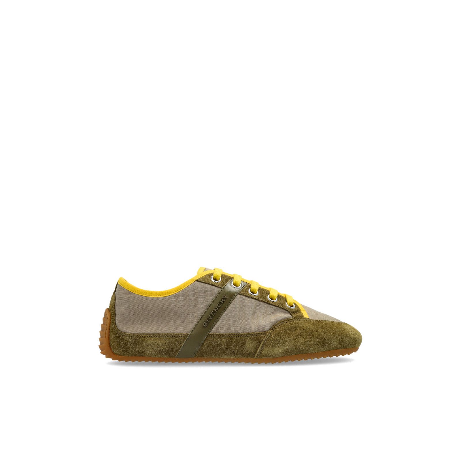 GIVENCHY Green Leather Sports Sneakers New & Authentic (Men'